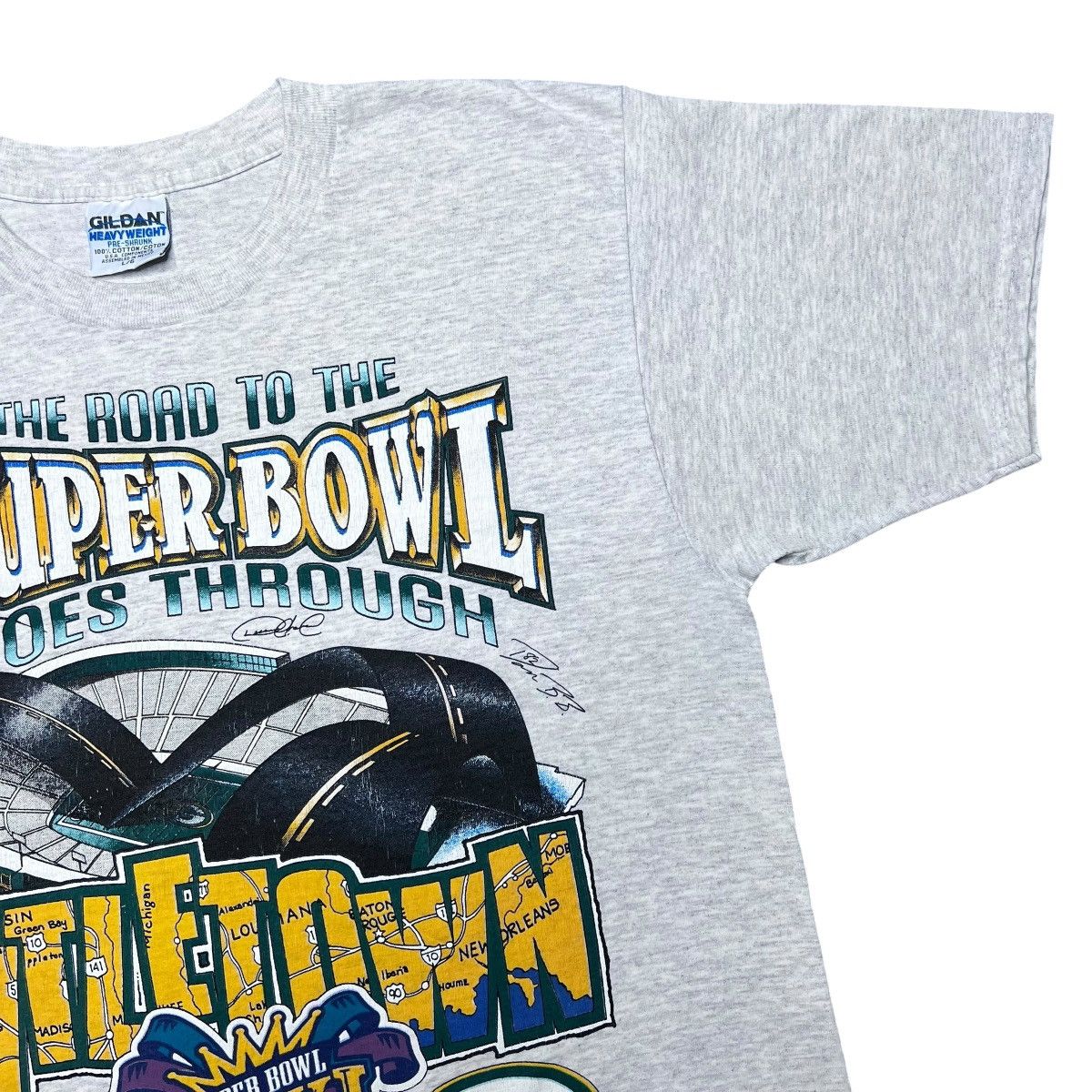 NFL × Vintage 1996 NFL Green Bay Packers Road To Super Bowl Xplosion Tee Size US L / EU 52-54 / 3 - 7 Thumbnail