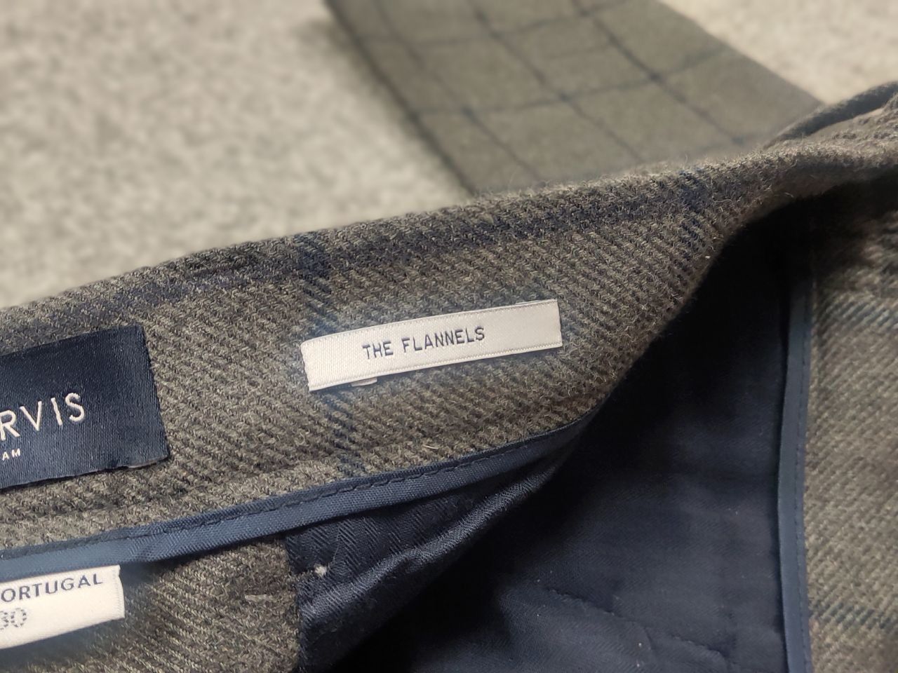 Other MR Marvis Design The Flannels Wool Blend Gray Trouser Pants Size US 32 / EU 48 - 18 Thumbnail