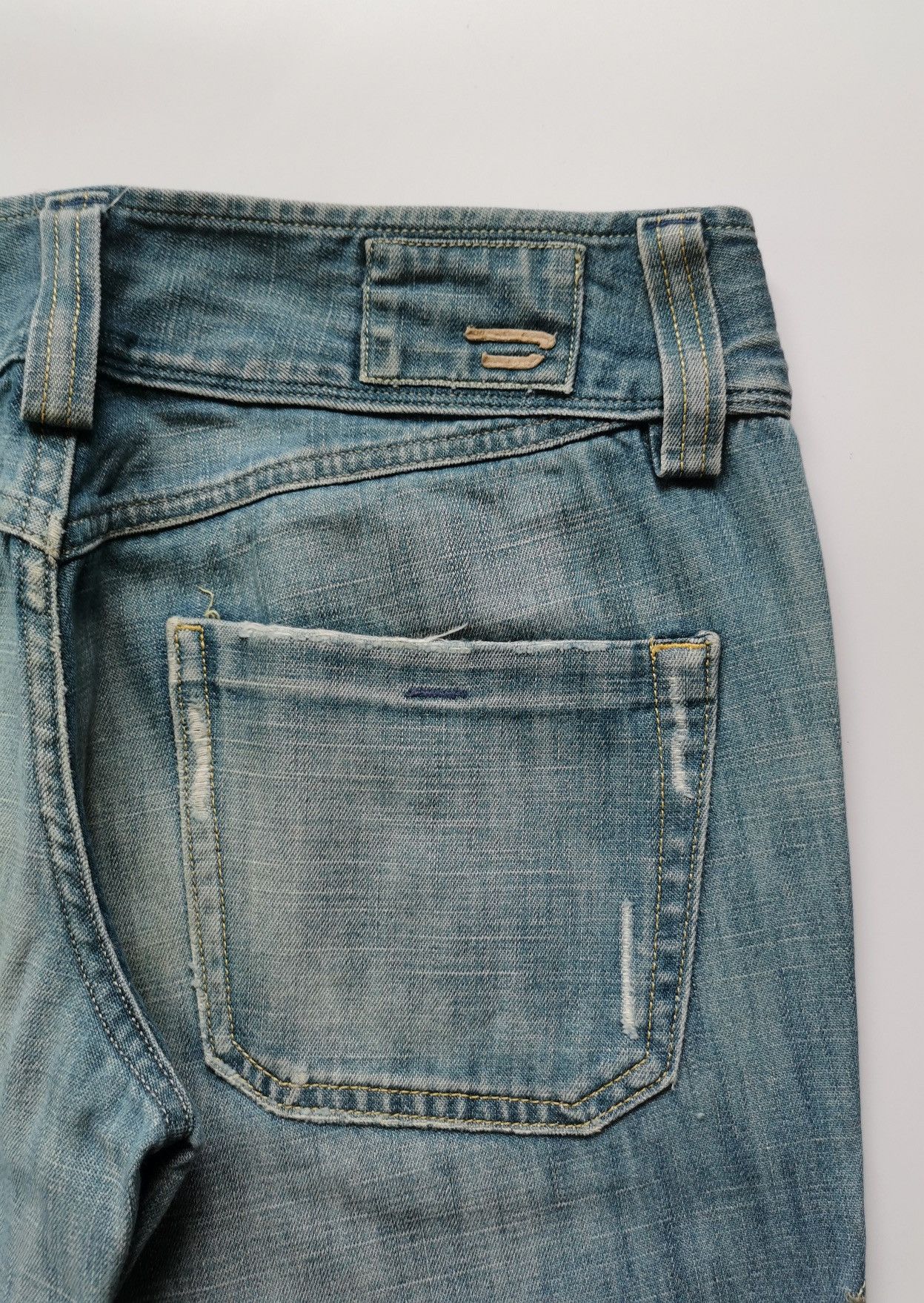 Diesel Wide Flared Bootcut Diesel Distressed Jeans Size 32" / US 10 / IT 46 - 8 Thumbnail