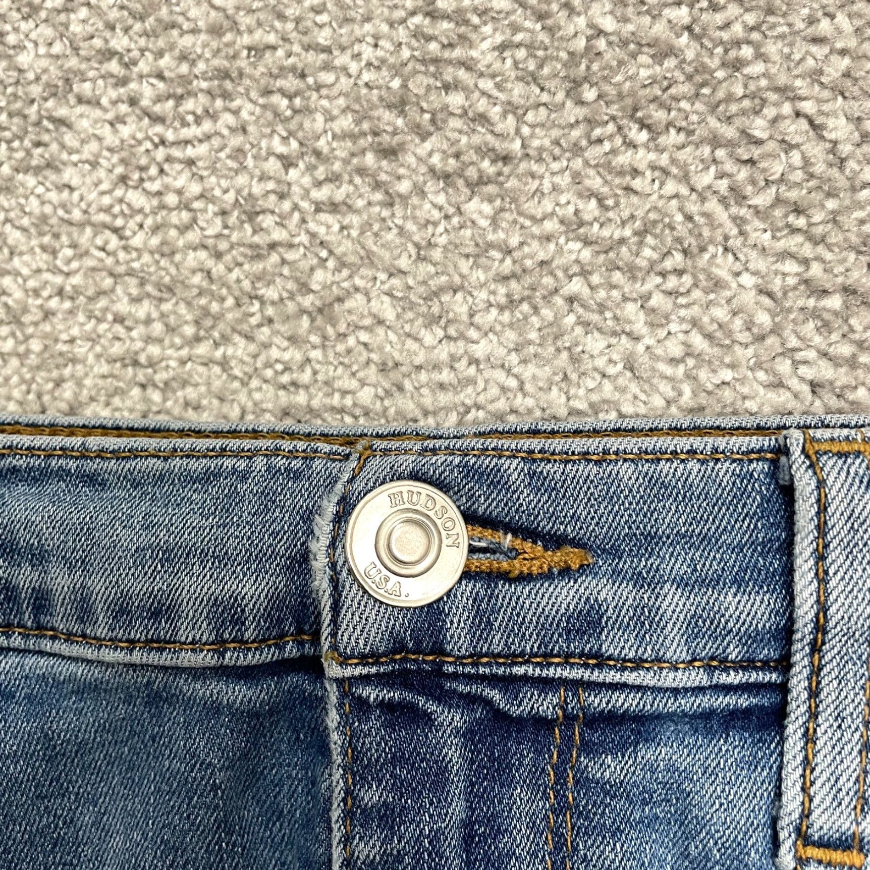Hudson VINTAGE Hudson Women’s Skinny Denim Jeans 27 High Rise Stretch Blue 28x28 Size 27" / US 4 / IT 40 - 3 Thumbnail