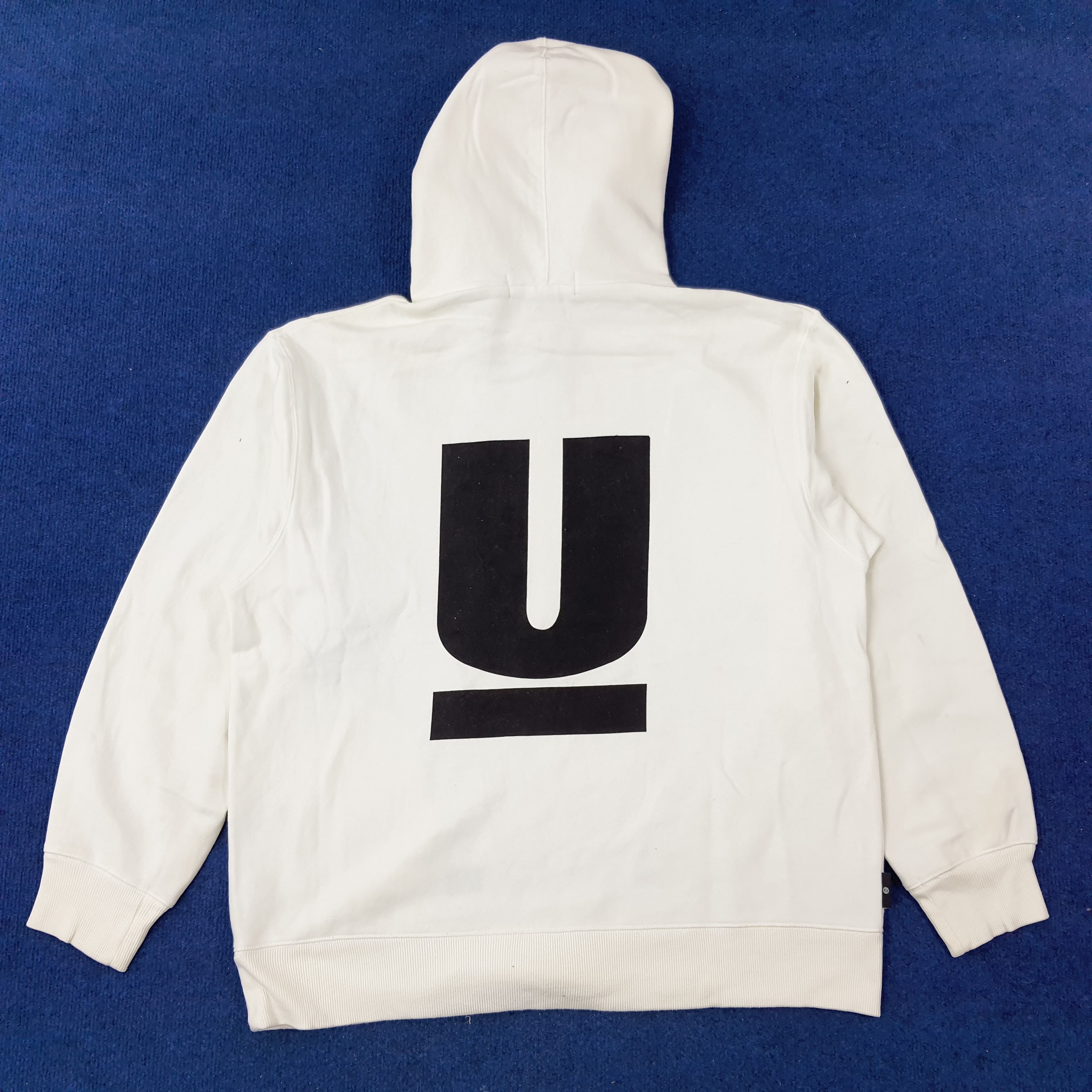 Japanese Brand × Undercover × Vintage Vintage GU x Undercover Japanese Brand Hoodie Sweatshirts Size US L / EU 52-54 / 3 - 4 Thumbnail