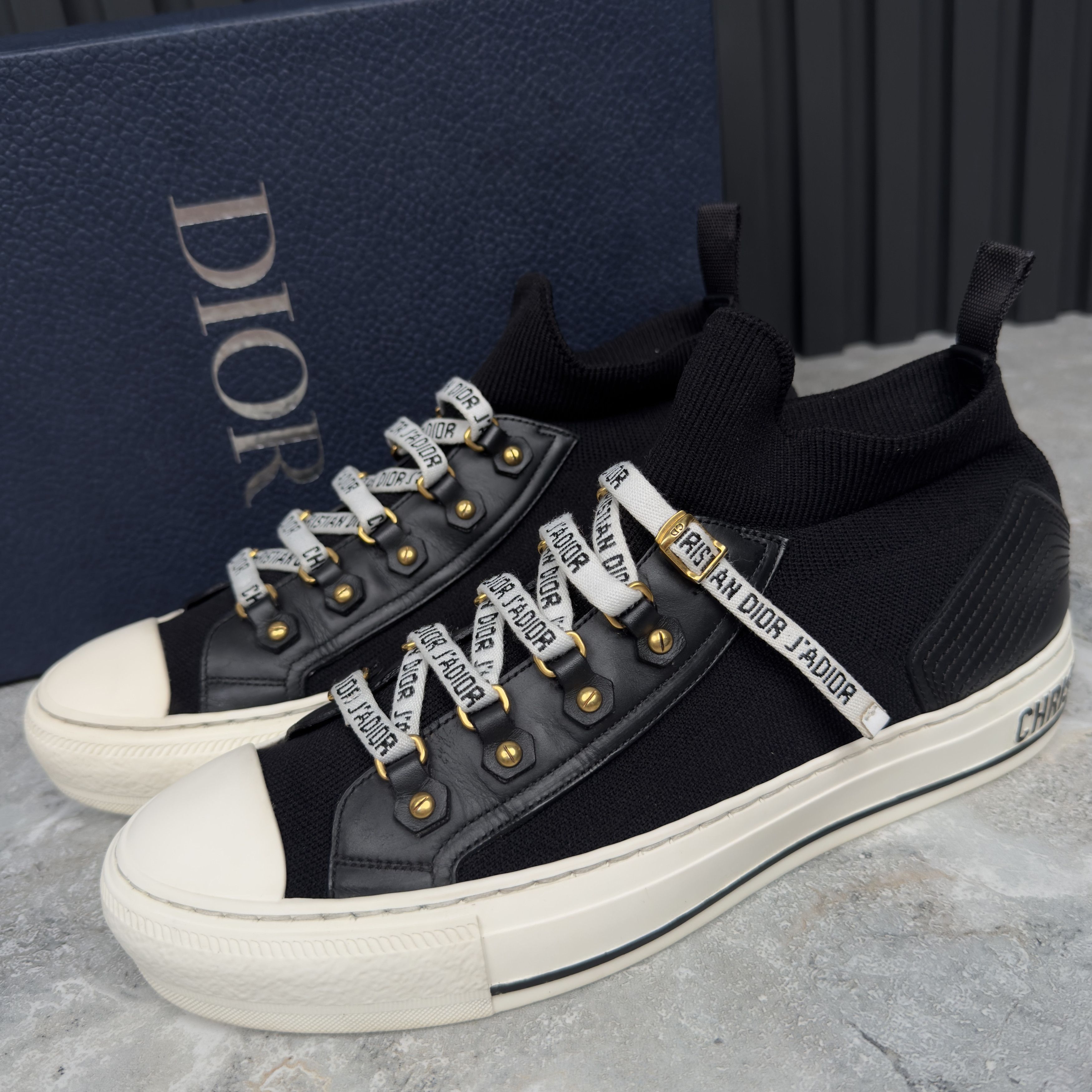 Dior RRP $990 Dior Walk'n Platform Sneaker Knit Leather Size US 9.5 / IT 39.5 - 1 Thumbnail
