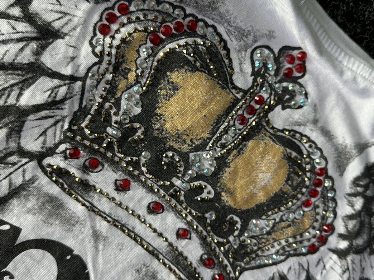 Japanese Brand × Vintage 🚨Vintage AVANT GARDE Y2K 00s ALLFLICTION/ED HARDY STYLE Rare Size L / US 10 / IT 46 - 8 Thumbnail