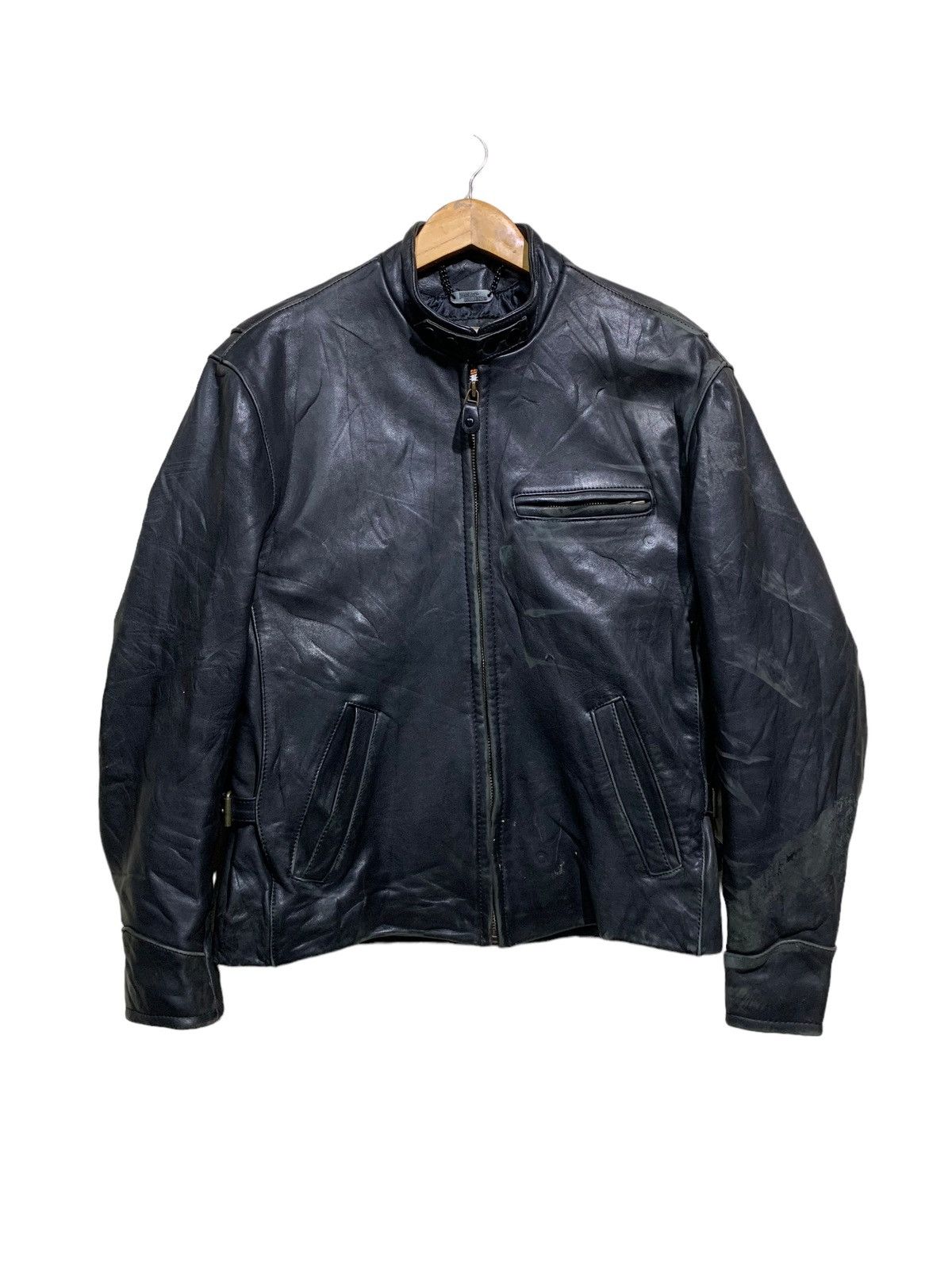 Harley Davidson 🔥VTG H.DAVIDSON BIKERS LEATHER JACKETS Size US L / EU 52-54 / 3 - 1 Thumbnail