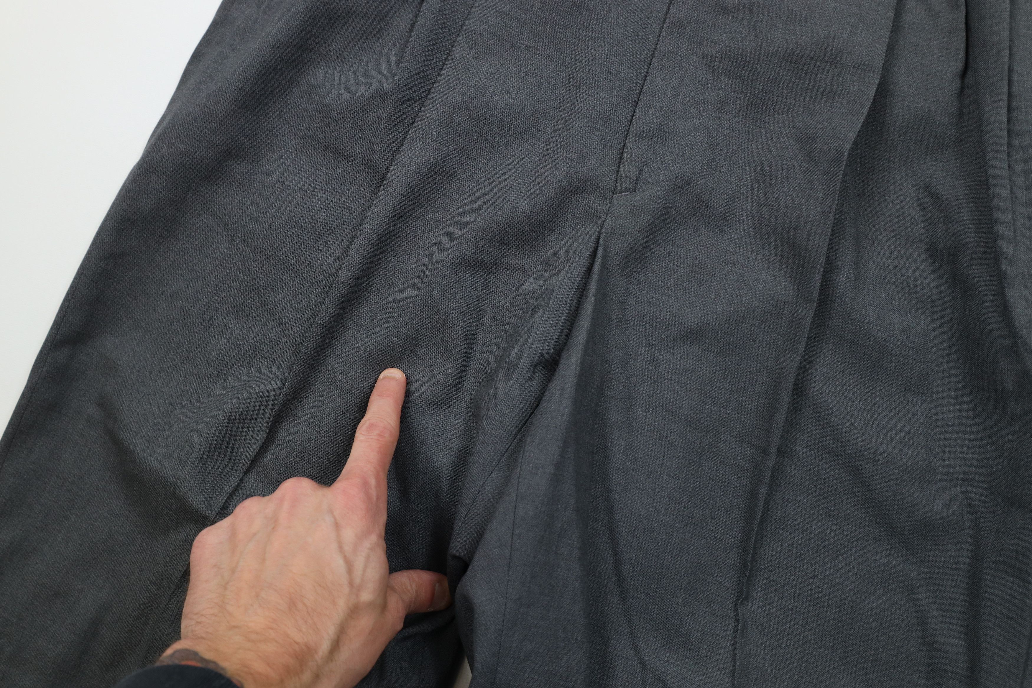 Vintage Vintage 60s Streetwear Wool Knit Wide Leg Chino Pants USA Size US 34 / EU 50 - 6 Thumbnail
