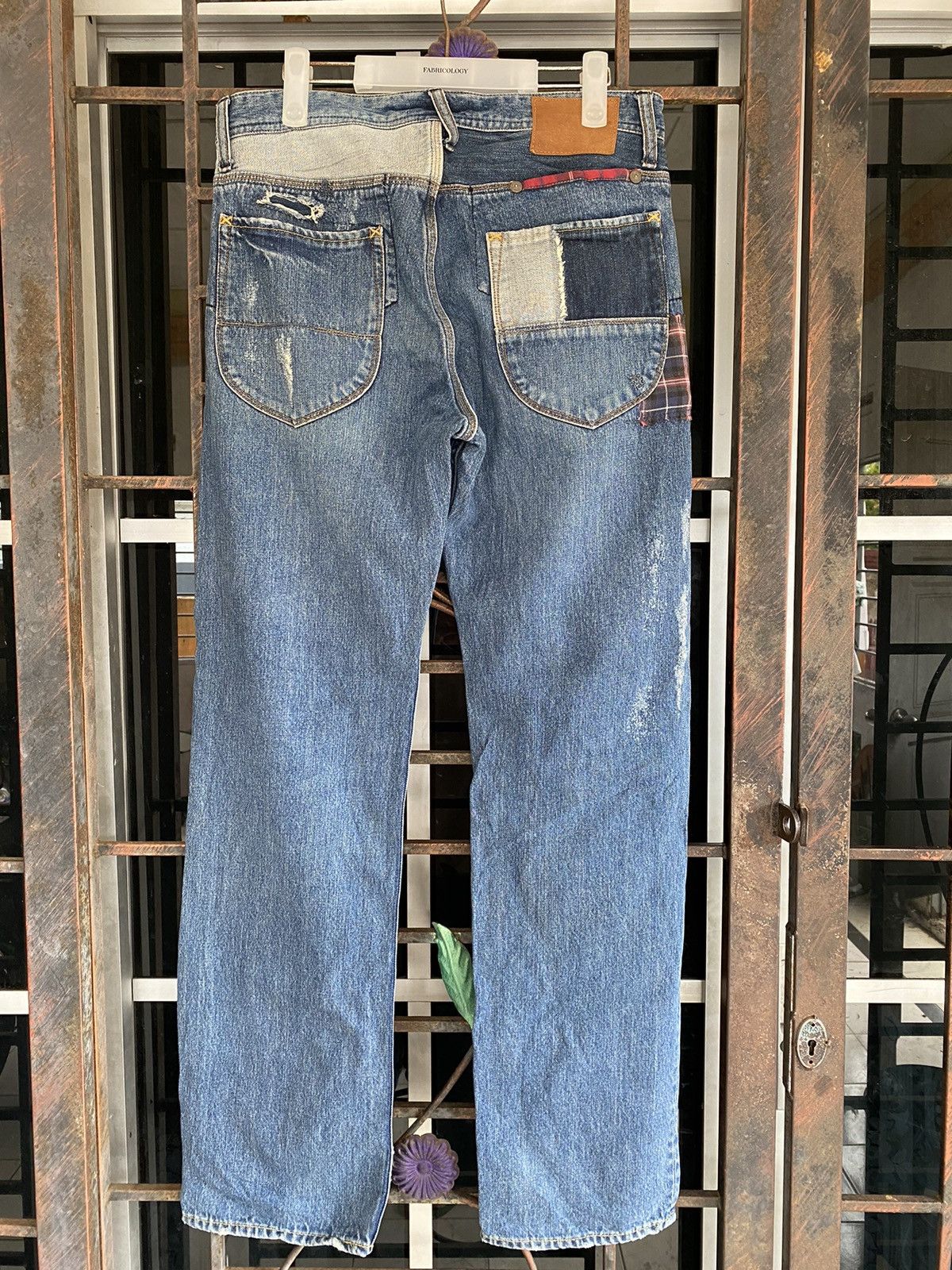 Japanese Brand Japanese Brand Pocket Park Patchwork Denim Size US 31 - 2 Thumbnail