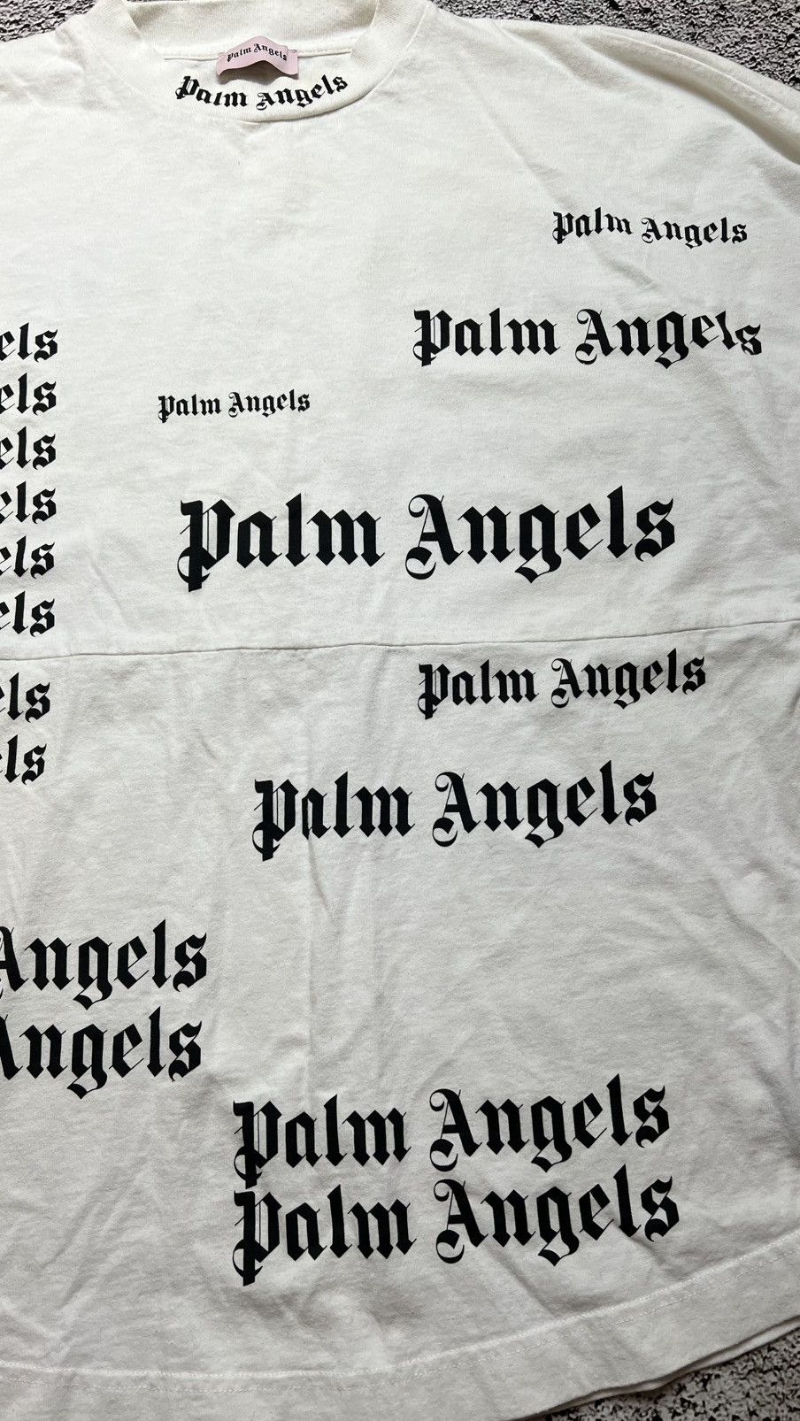 Palm Angels Palm angels multi logo all over print long sleeve Size US L / EU 52-54 / 3 - 4 Thumbnail