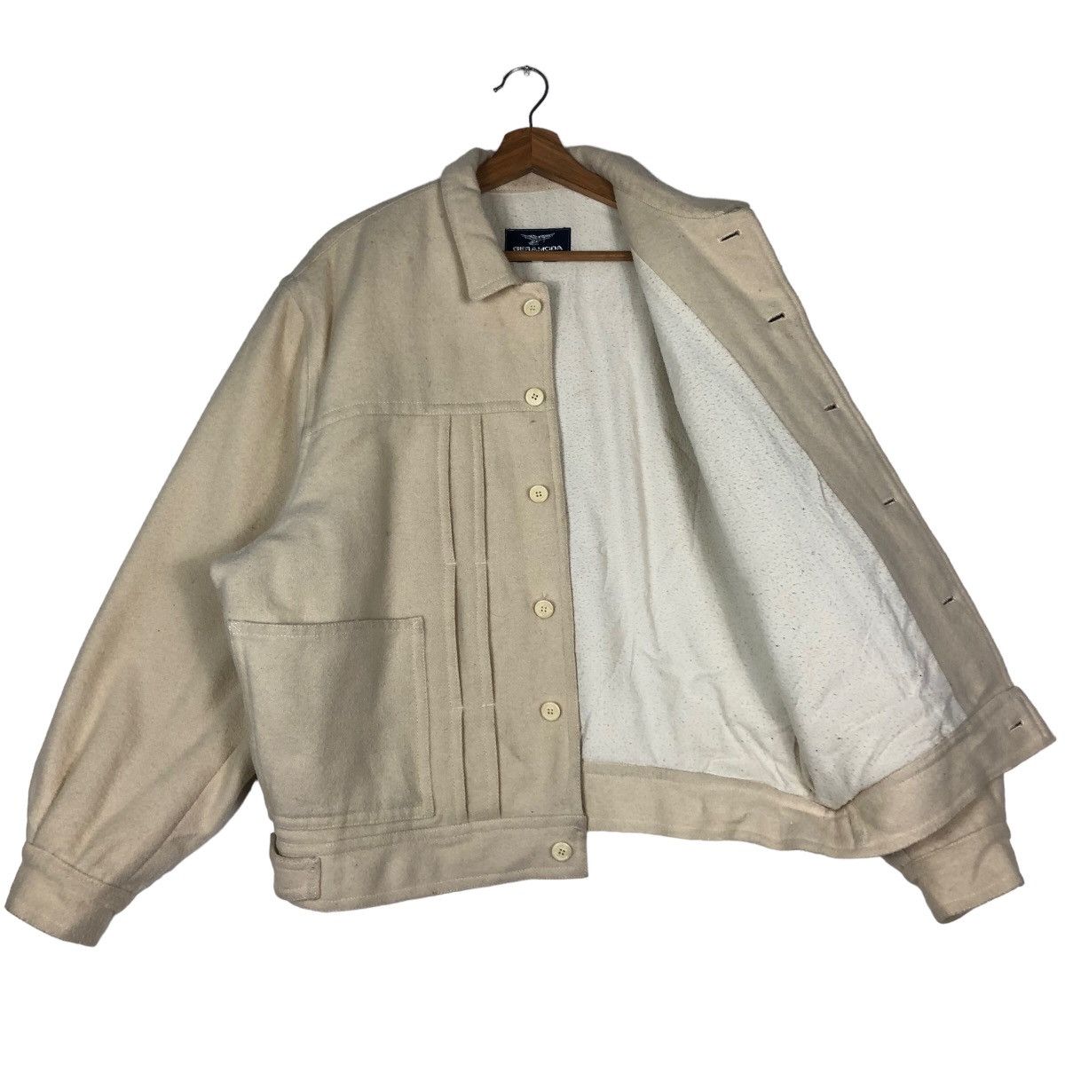 Vintage 🔥90’s Vintage Wool Bomber Jacket Bondage Geramoda Japan Size US M / EU 48-50 / 2 - 9 Thumbnail