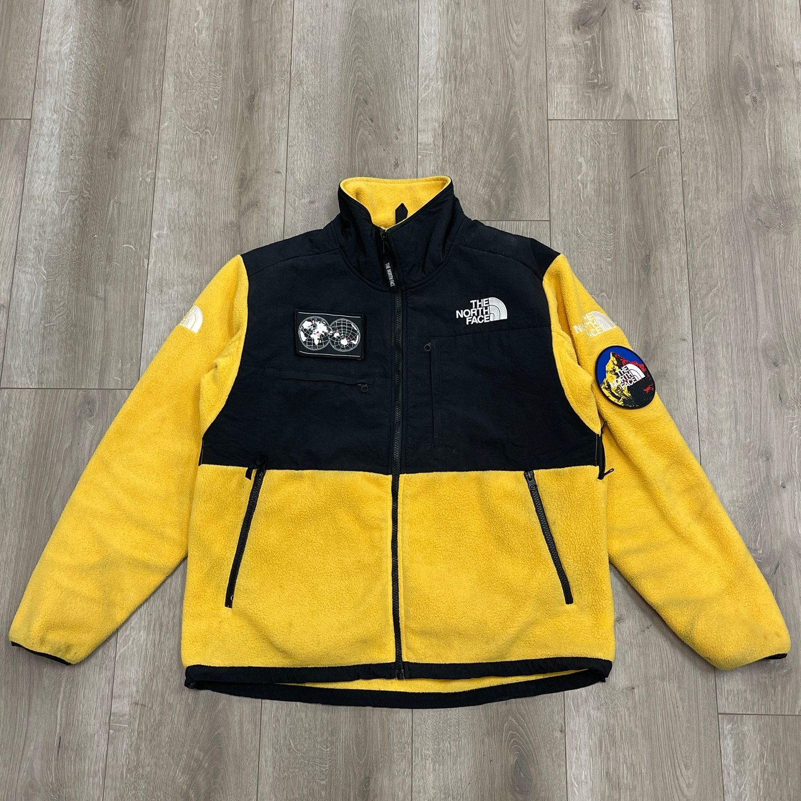 The North Face × Vintage North Face '7 Summits' 95 Retro Denali Jacket yellow Medium Size US M / EU 48-50 / 2 - 1 Thumbnail
