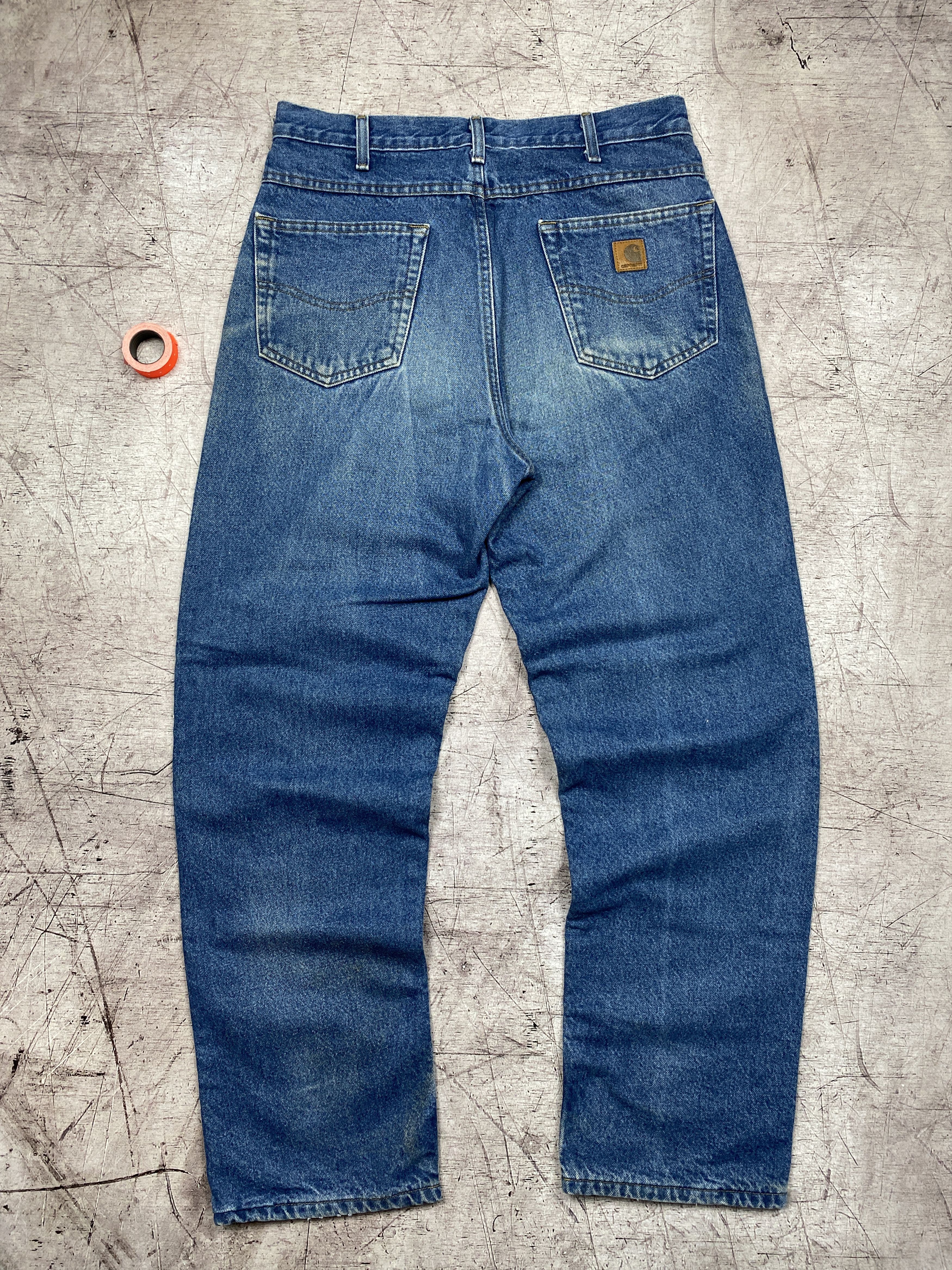 Carhartt × Vintage Carhartt 90s Vintage Mens Denim Pants Jeans Size US 33 - 1 Thumbnail