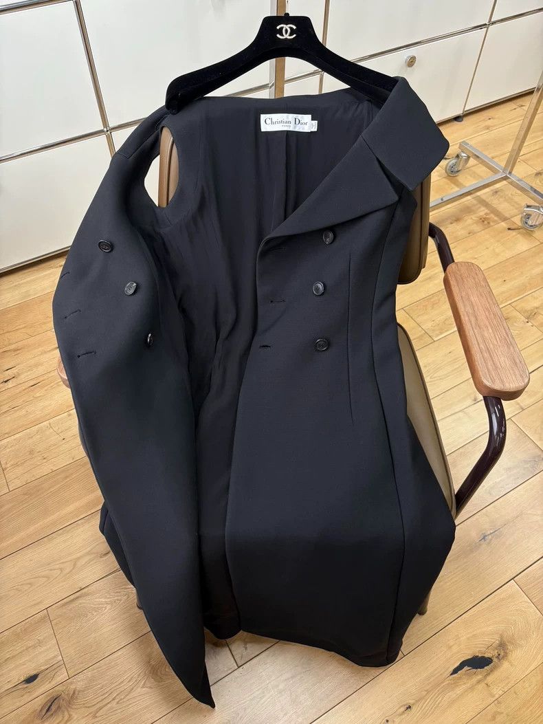 Dior Dior Classic black temperament wool silk material off-the- Size XS / US 0-2 / IT 36-38 - 7 Thumbnail