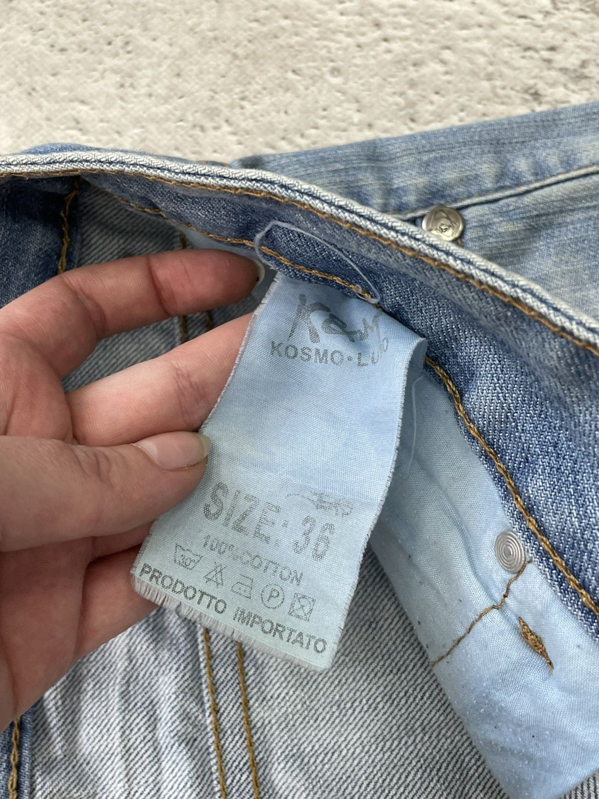 Diesel Distressed japanese y2k diesel style jeans pants Size US 36 / EU 52 - 8 Thumbnail