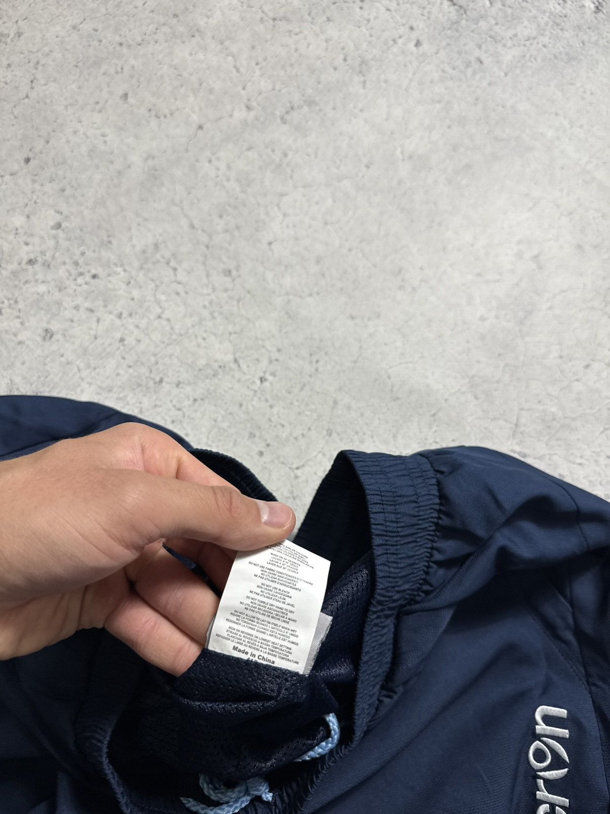 Macron Macron FC Lazio Nylon Football Track Pants Drill Soccer Size US 36 / EU 52 - 7 Thumbnail