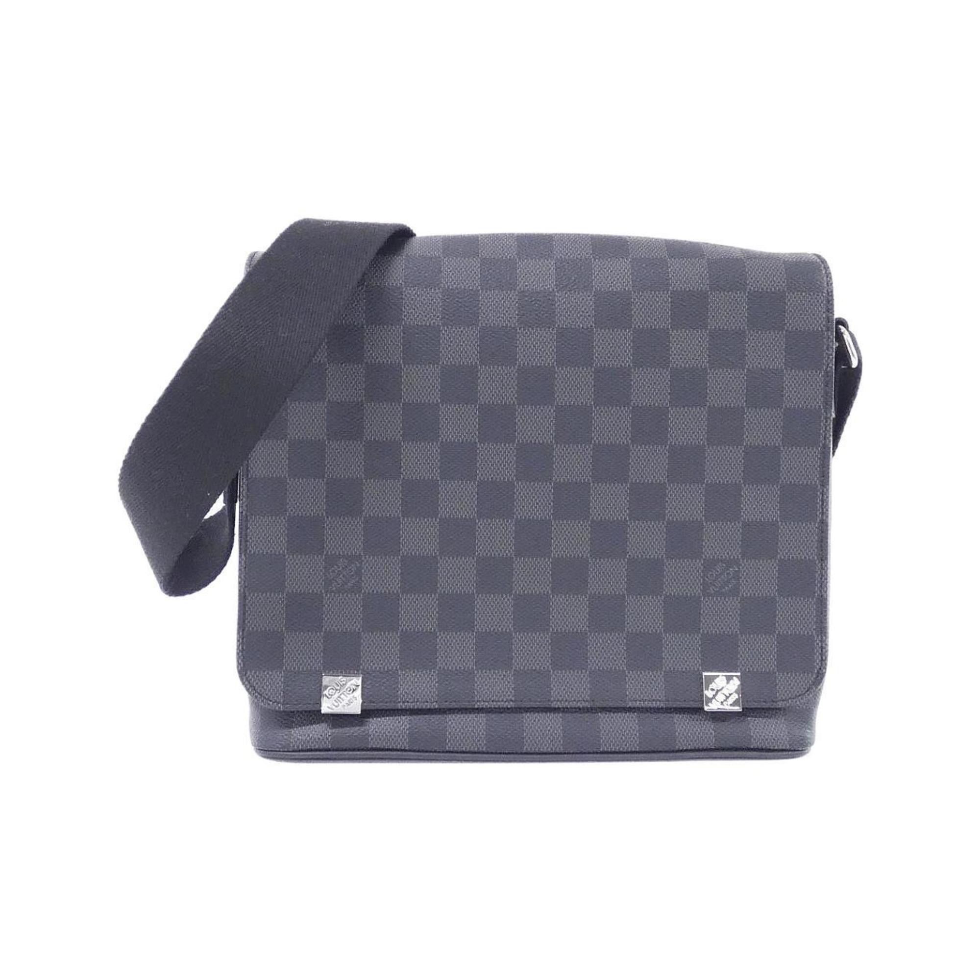 Louis Vuitton Damier Graphite District Pm N41028 Shoulder Bag, Women's
