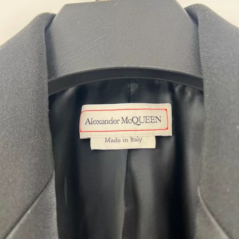 Alexander McQueen Alexander McQUEEN Black rhinestone heavy industry embroider Size XS / US 0-2 / IT 36-38 - 4 Thumbnail