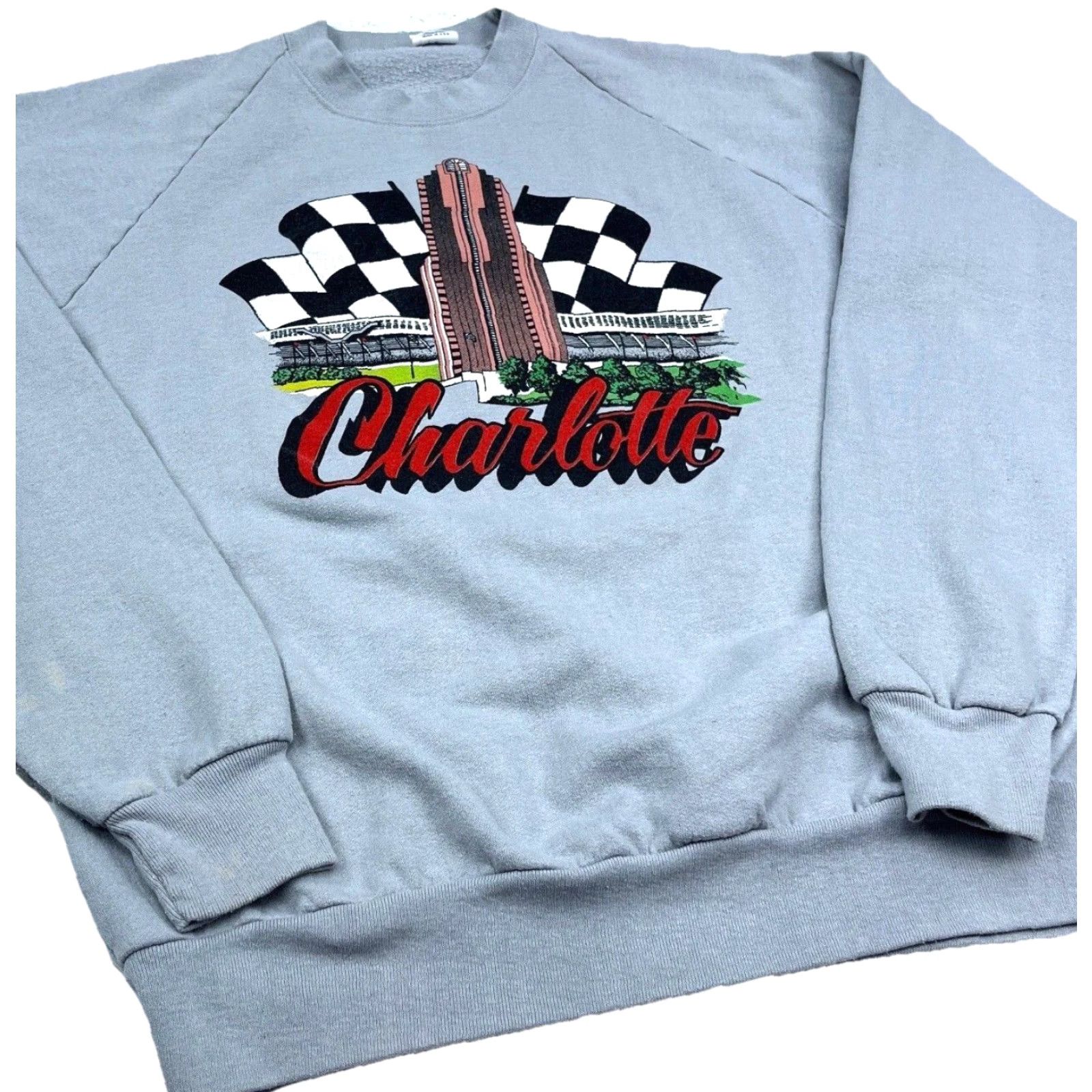 Vintage VINTAGE Belton Sweatshirt Men Large Gray Crewneck 90s USA Graphic Print Embroidered Logo Size US L / EU 52-54 / 3 - 3 Thumbnail