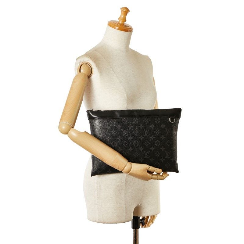 Louis Vuitton Louis Vuitton Monogram Eclipse Pochette Discovery Clutch Size ONE SIZE - 10 Thumbnail