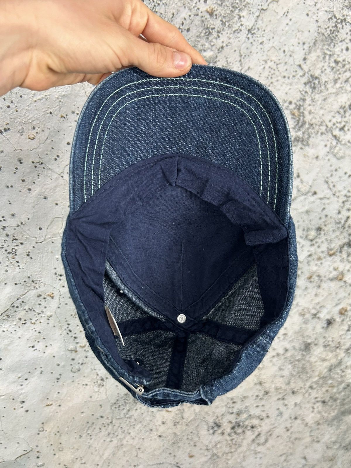 Diesel Vintage Diesel Hat Denim Streetwear Punk Grunge Avant Garde Size ONE SIZE - 5 Thumbnail