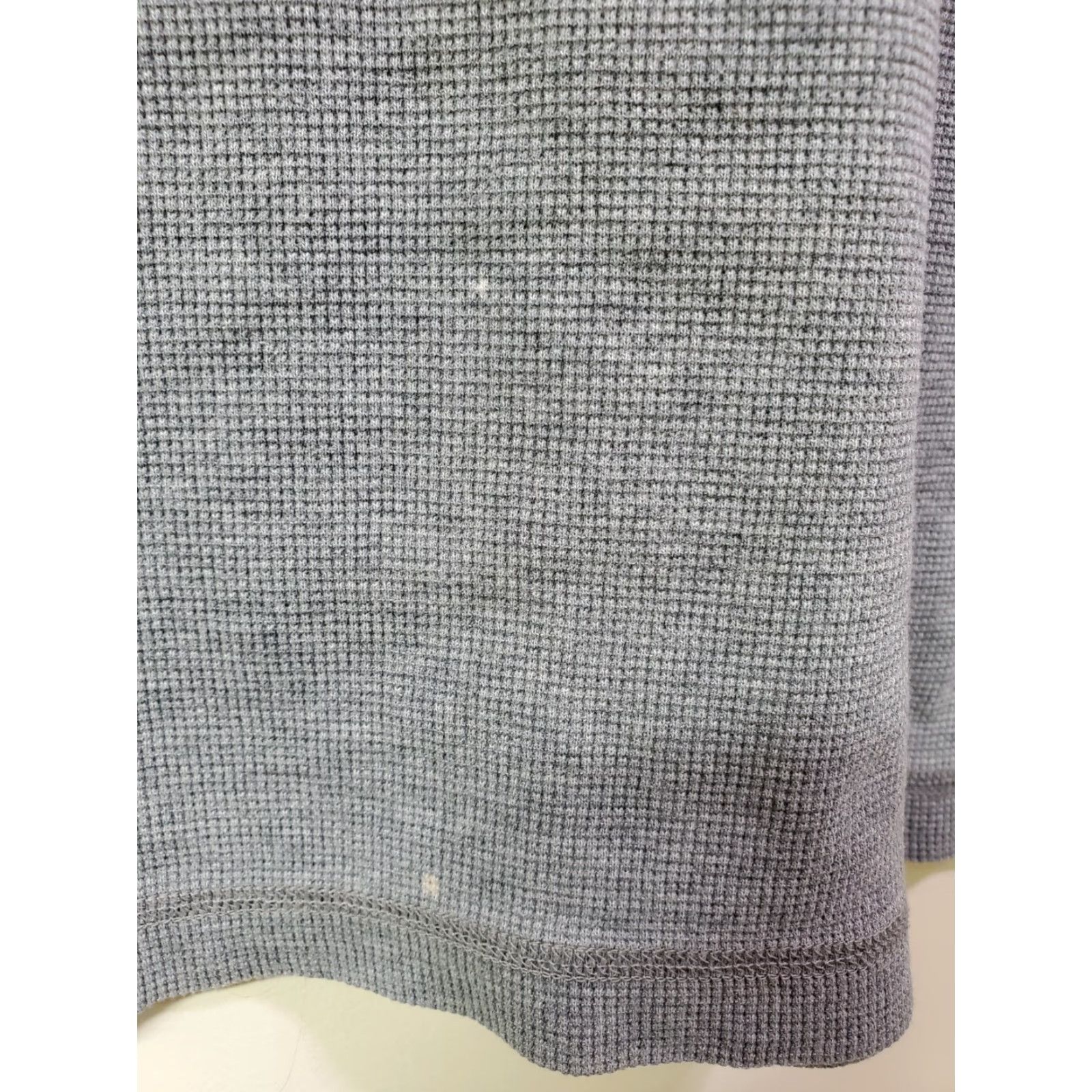 Puma Puma Shirt Mens Medium Thermal Gray Long Sleeve Crewneck Waffle Knit Solid Logo Accents Size US M / EU 48-50 / 2 - 4 Thumbnail