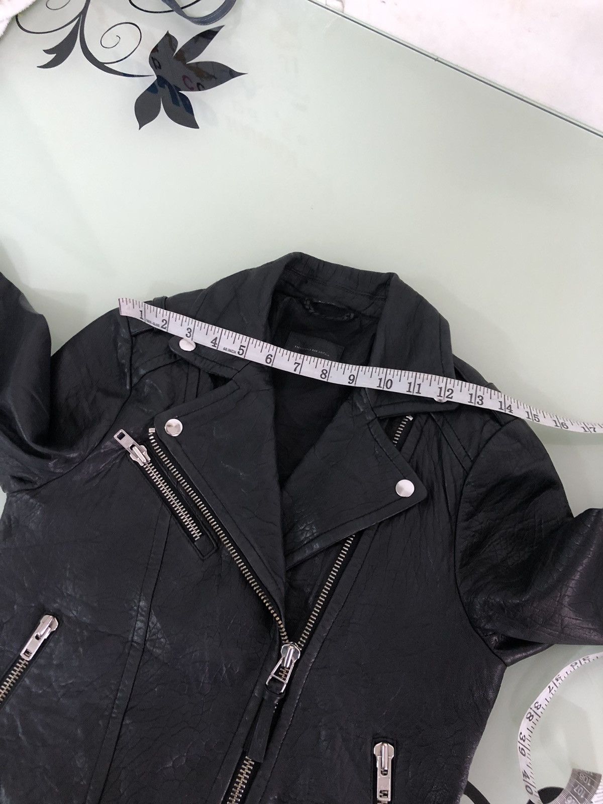 Mackage Mackage Punk Distressed Leather Biker Jacket Size XS / US 0-2 / IT 36-38 - 22 Thumbnail
