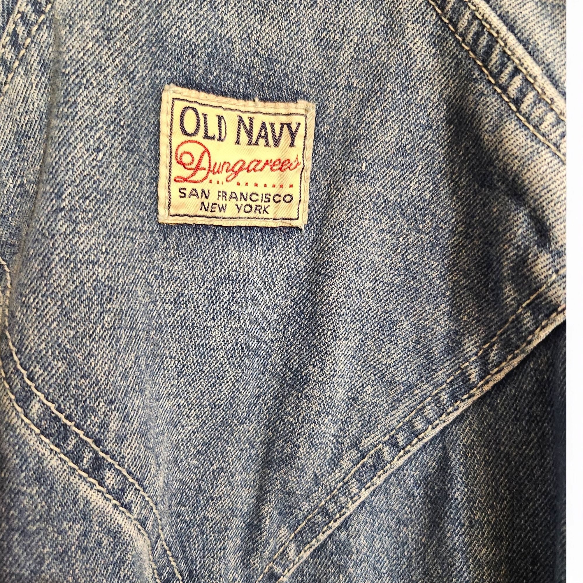 Old Navy Old Navy Vtg Denim Bib Overalls Mens XL Blue Carpenter Dunga Size US 36 / EU 52 - 3 Thumbnail