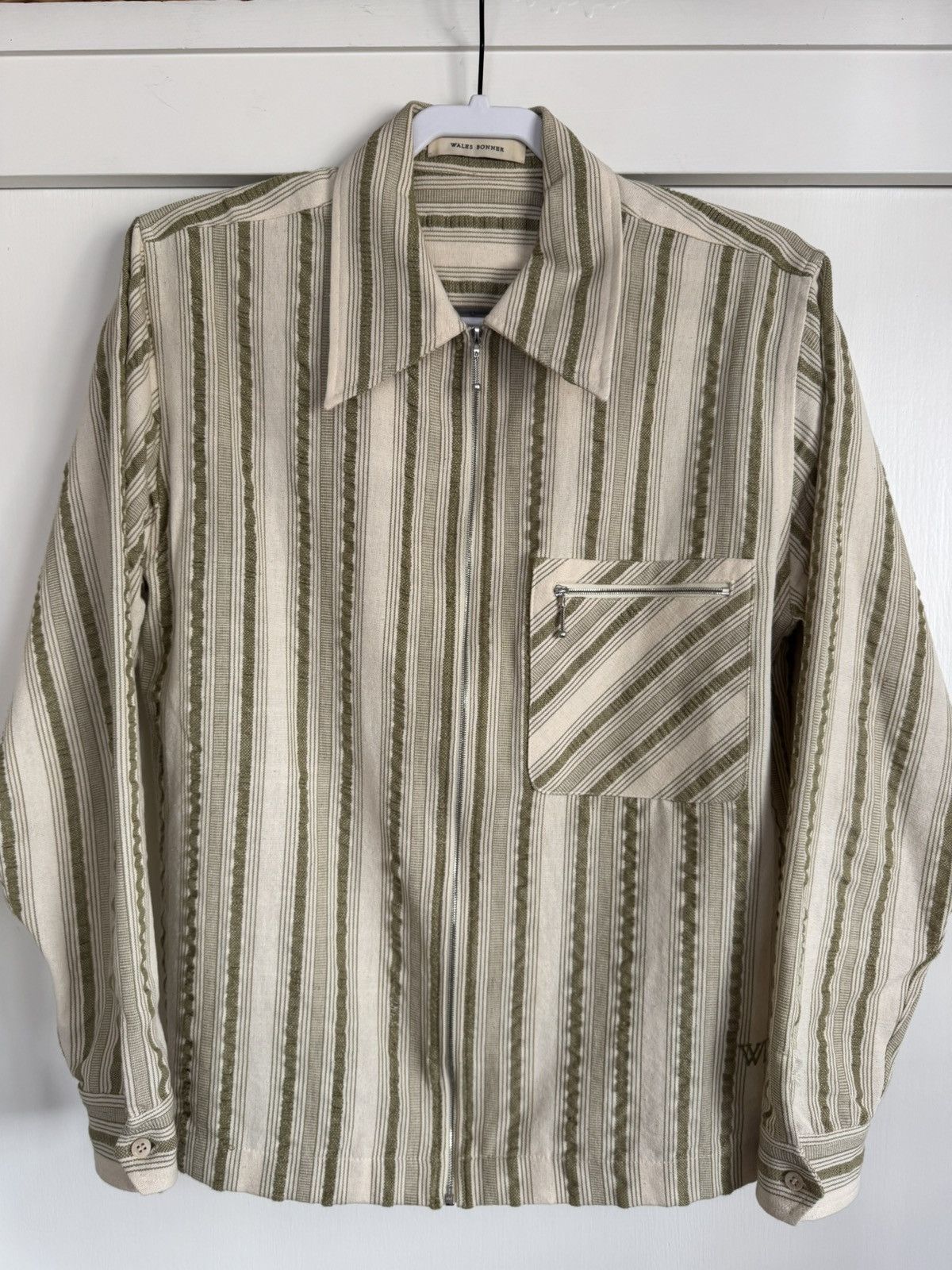 Wales Bonner Atlantic striped cotton jacket Size US S / EU 44-46 / 1 - 1 Thumbnail