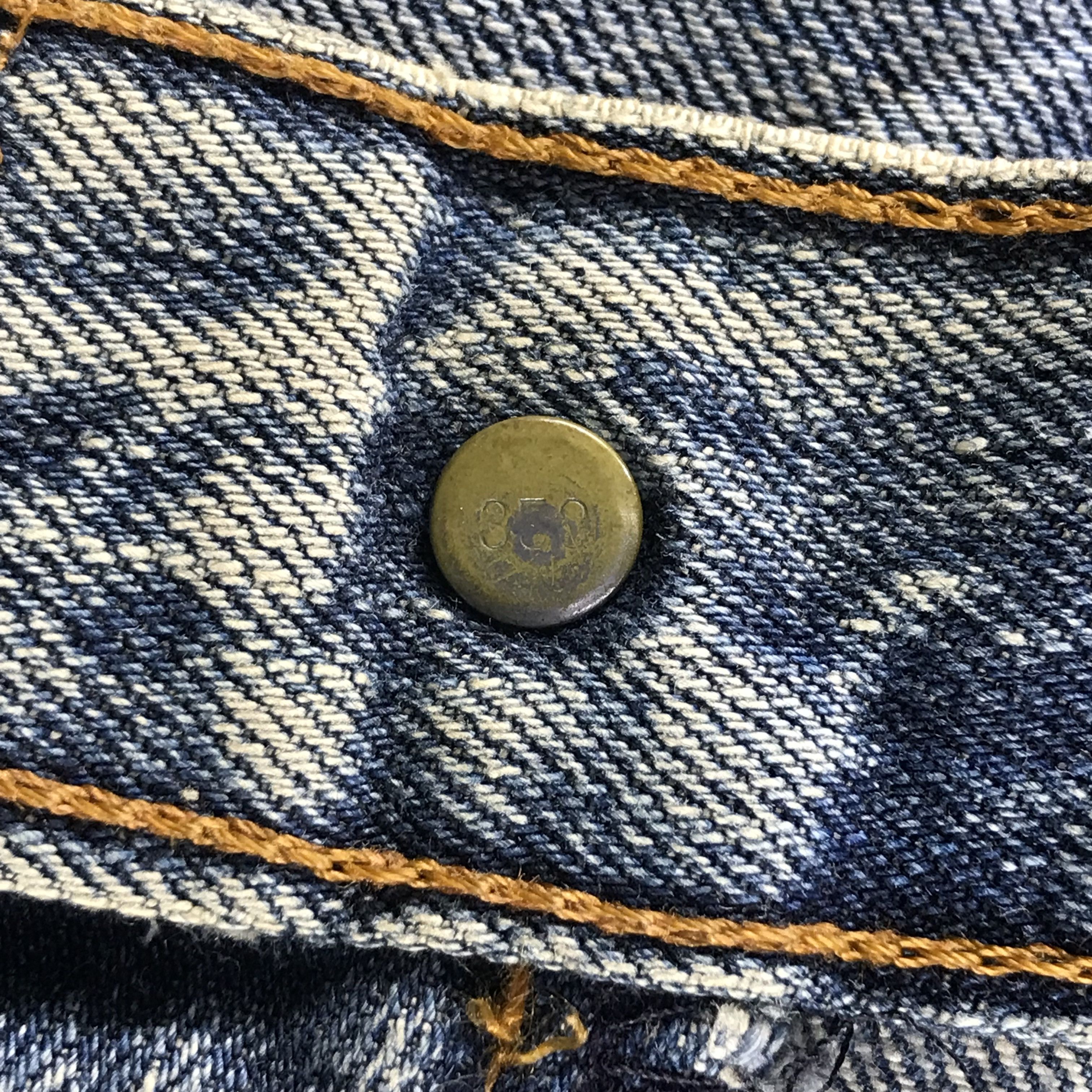 Levi's Vintage Levis 503 Jeans Dirty Wash Denim KJ3360 Size US 34 / EU 50 - 10 Thumbnail