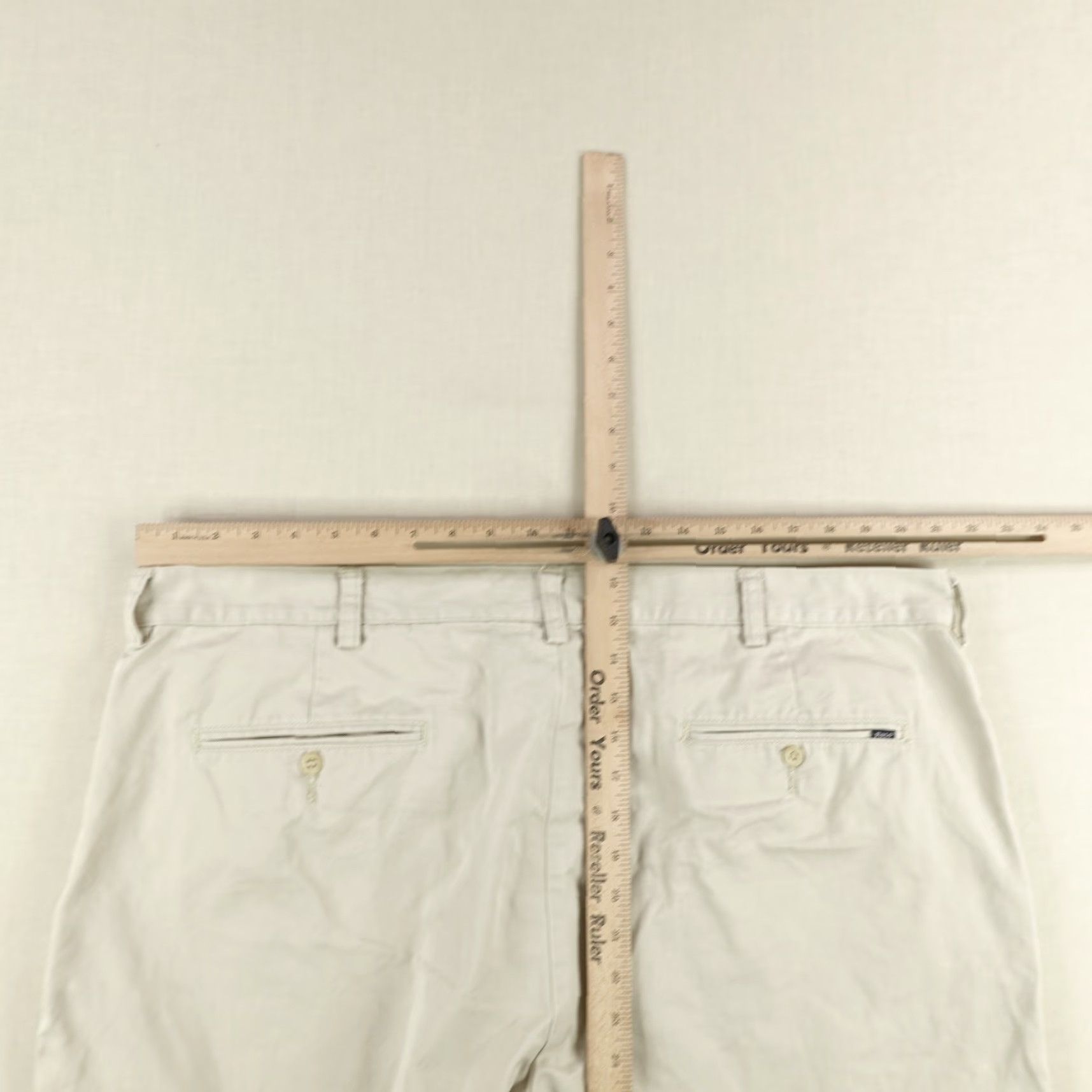 Polo Ralph Lauren VINTAGE Polo Ralph Lauren Shorts Mens 42 Chino Casual Flat Front Tan Khaki Beige Cotton Size US XL / EU 56 / 4 - 5 Thumbnail