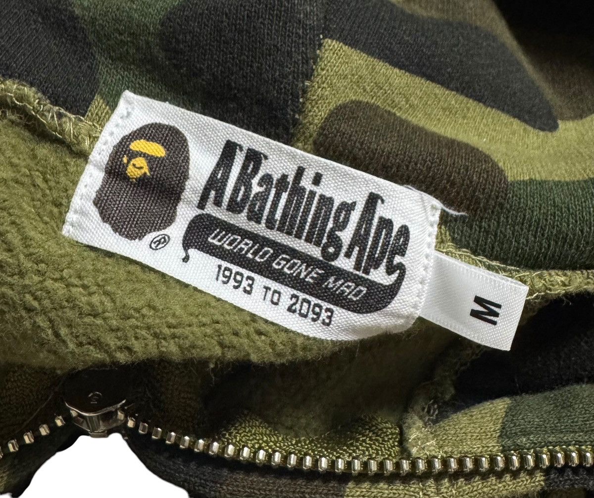 Bape BAPE Shark Full Zip Hoodie Green camo Size US M / EU 48-50 / 2 - 9 Thumbnail
