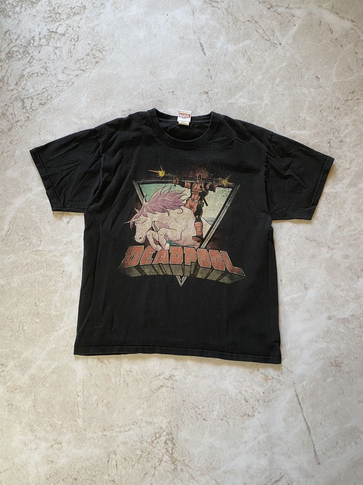 Marvel Comics × Vintage Deadpool Vintage Faded Tee Shirt Moovie Size US L / EU 52-54 / 3 - 1 Thumbnail