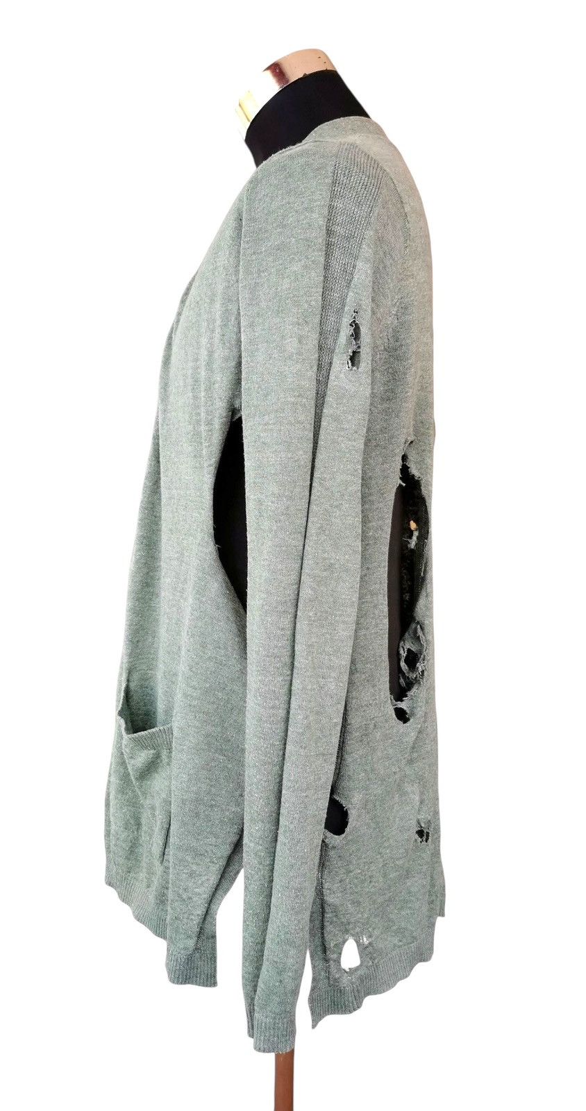 Gap Gap Cardigan Heavily Grunge Distressed Size US L / EU 52-54 / 3 - 5 Thumbnail