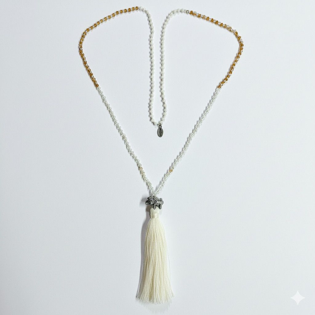 Other Zacasha 38" Tassel Necklace India Elephant Faceted Size ONE SIZE - 10 Thumbnail