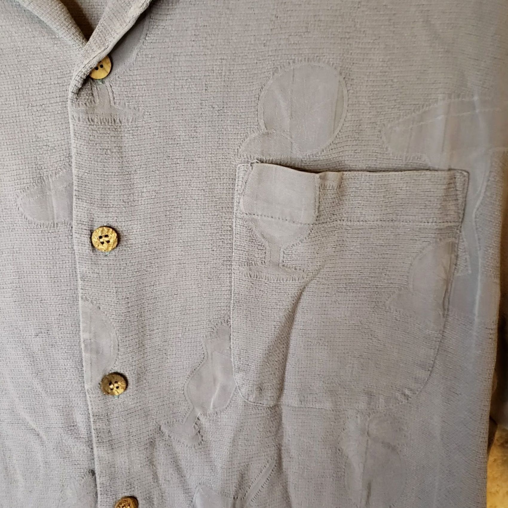 Tommy Bahama VINTAGE Tommy Bahama Silk Shirt Shirt Mens 2XL Blue Silk Short Sleeve Button-Up Hawaiian Collar 2XL Mens Size US XXL / EU 58 / 5 - 5 Thumbnail