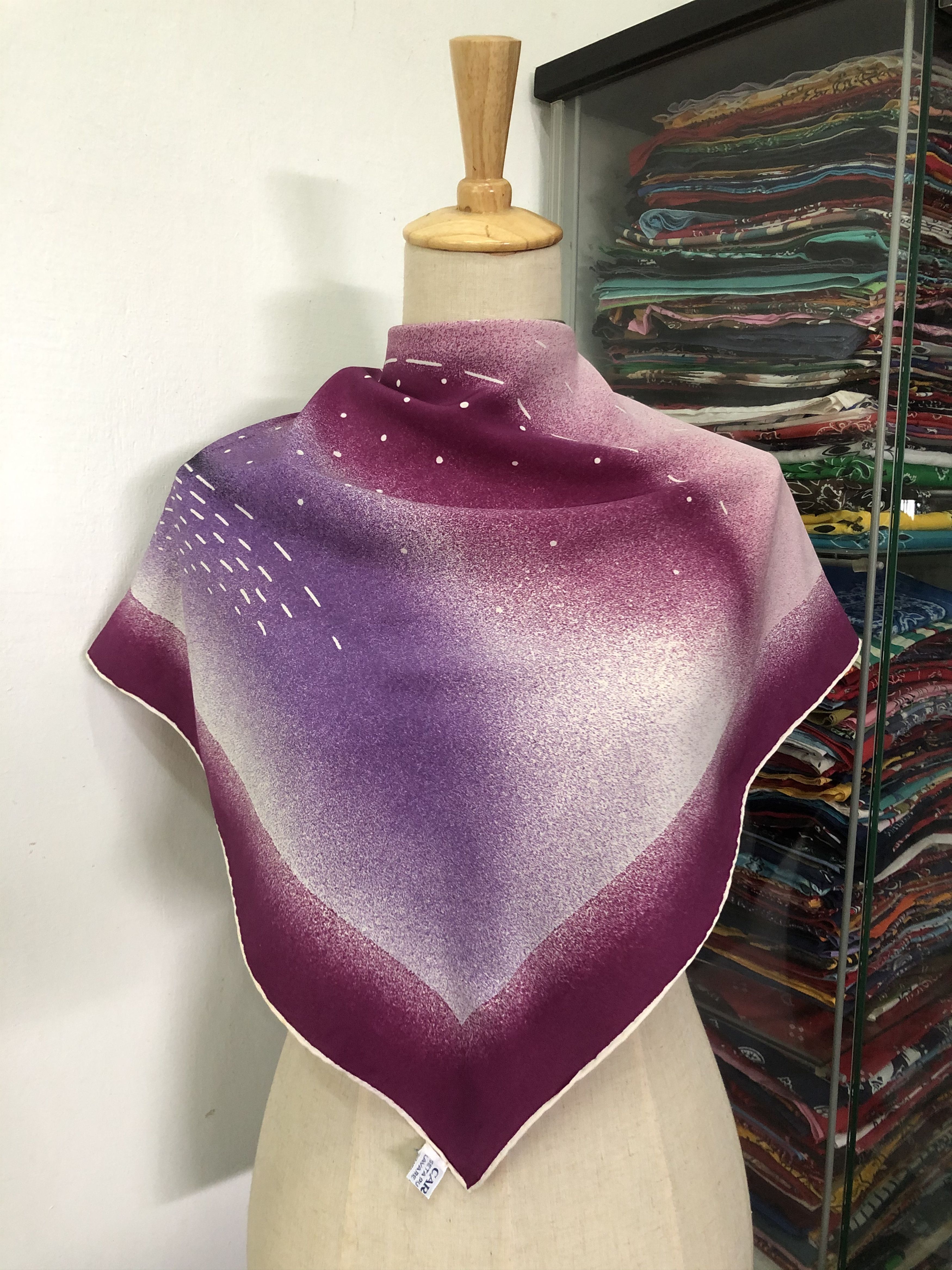 Caruso × Vintage Vintage Caruso Silk Scarf Size ONE SIZE - 1 Thumbnail