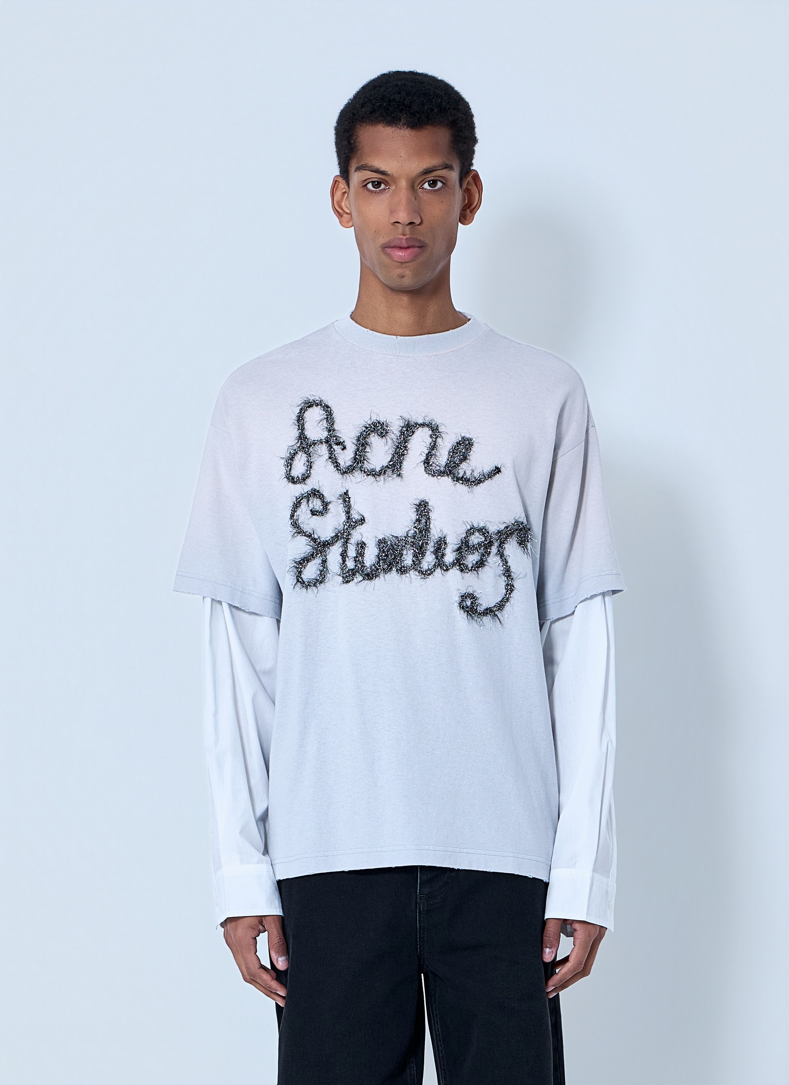Acne Studios Layered Logo T-Shirt Size US L / EU 52-54 / 3 - 1 Thumbnail
