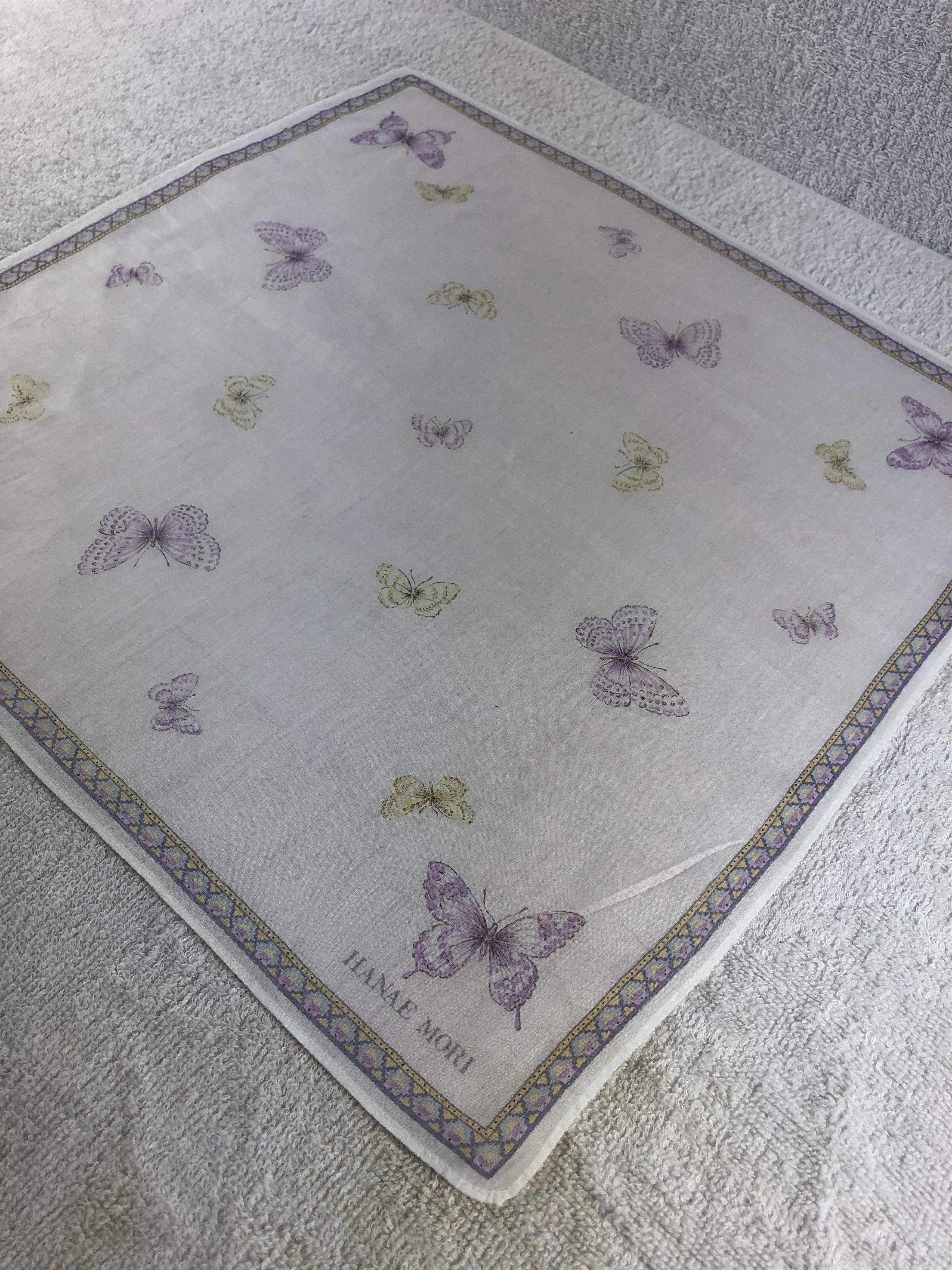 Hanae Mori × Japanese Brand × Vintage Hanae Mori Handkerchief / Bandana / Neckerchief Size ONE SIZE - 4 Thumbnail