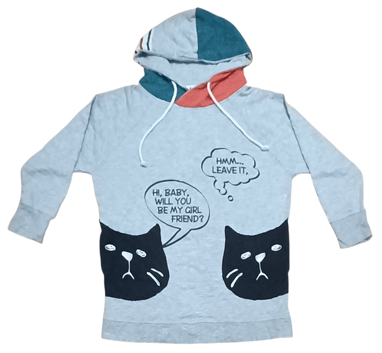 Japanese Brand LISTEN HEARTBEAT EMBROIDERED MULTICOLOURED HOODIE Size M / US 6-8 / IT 42-44 - 1 Thumbnail