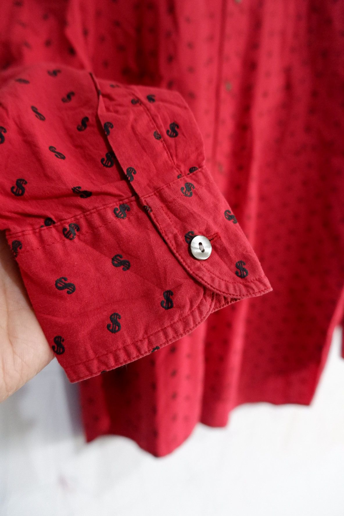 Jean Paul Gaultier VTG Junior Jean Paul Gaultier Full Print Button Shirts Size US L / EU 52-54 / 3 - 8 Thumbnail