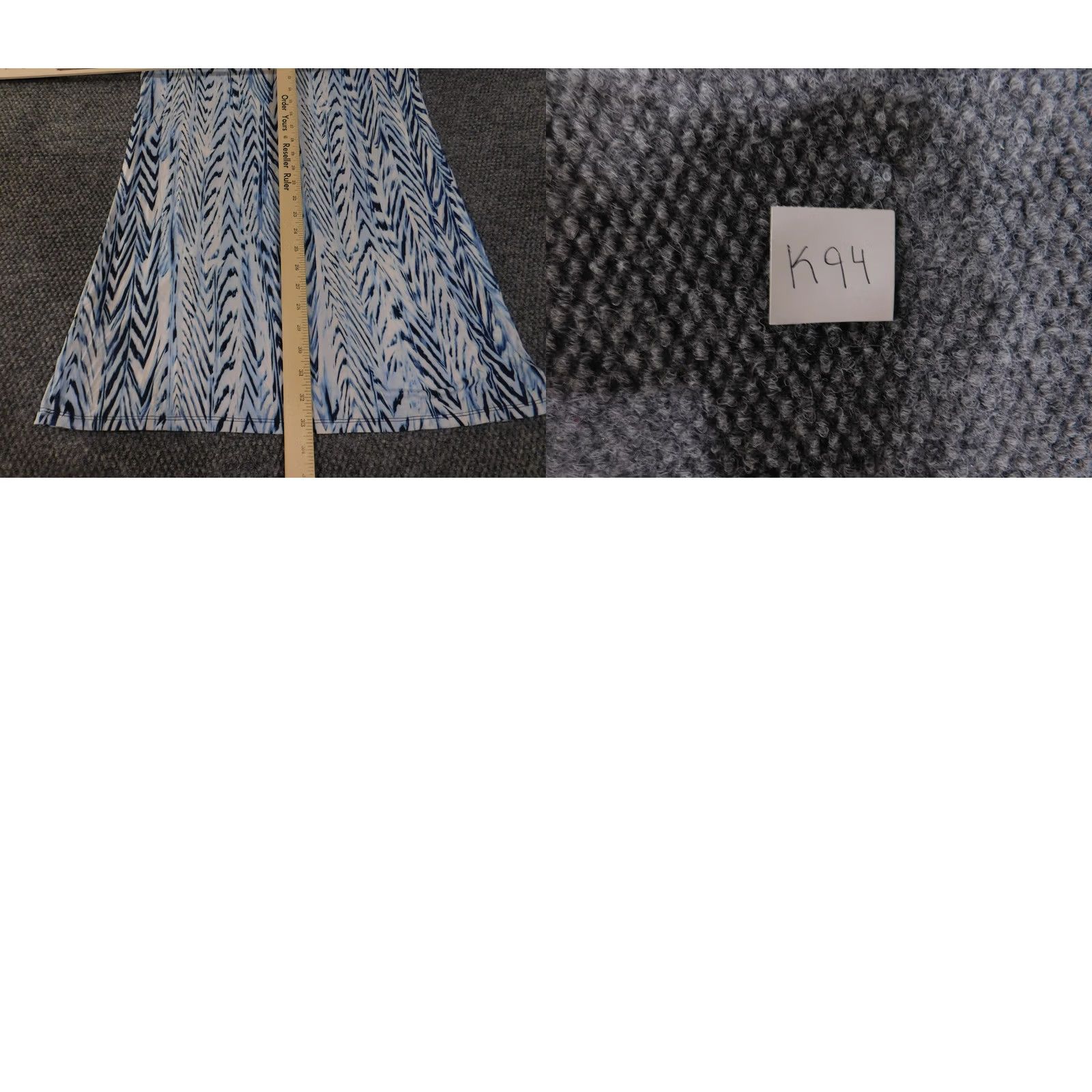 Calvin Klein Calvin Klein Dress Womens Small Blue White Ikat Print Stretch Shift Tie Shoulder Crew Neck Cap Sleeve Pullover Casual Travel Short Size S / US 4 / IT 40 - 9 Thumbnail