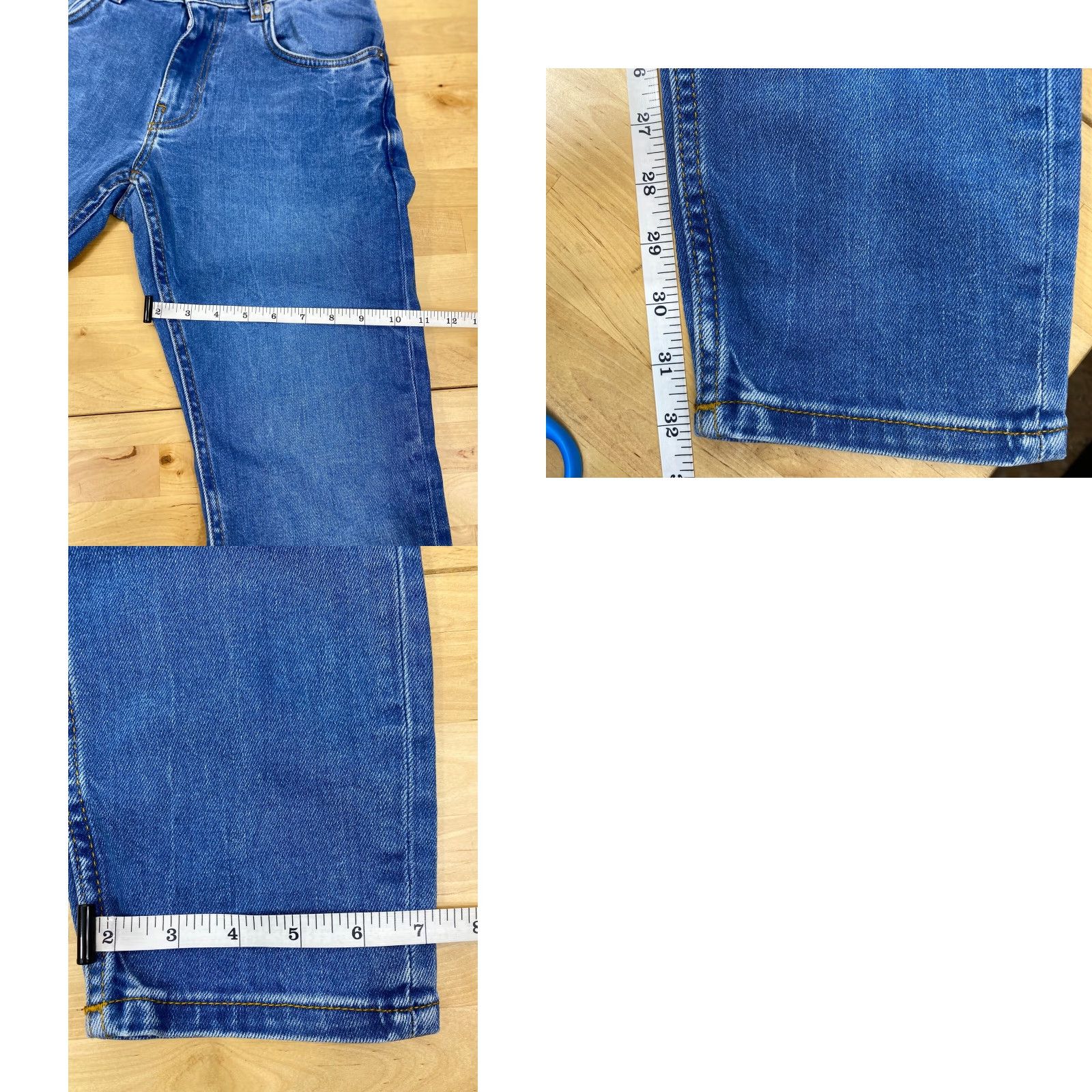 Zara Zara Jeans Women's Size 31 Light Wash Blue Denim 5-Pocket Relaxed Regular Belt Loops Vintage No Size 24" / US 00 / IT 34 - 8 Thumbnail