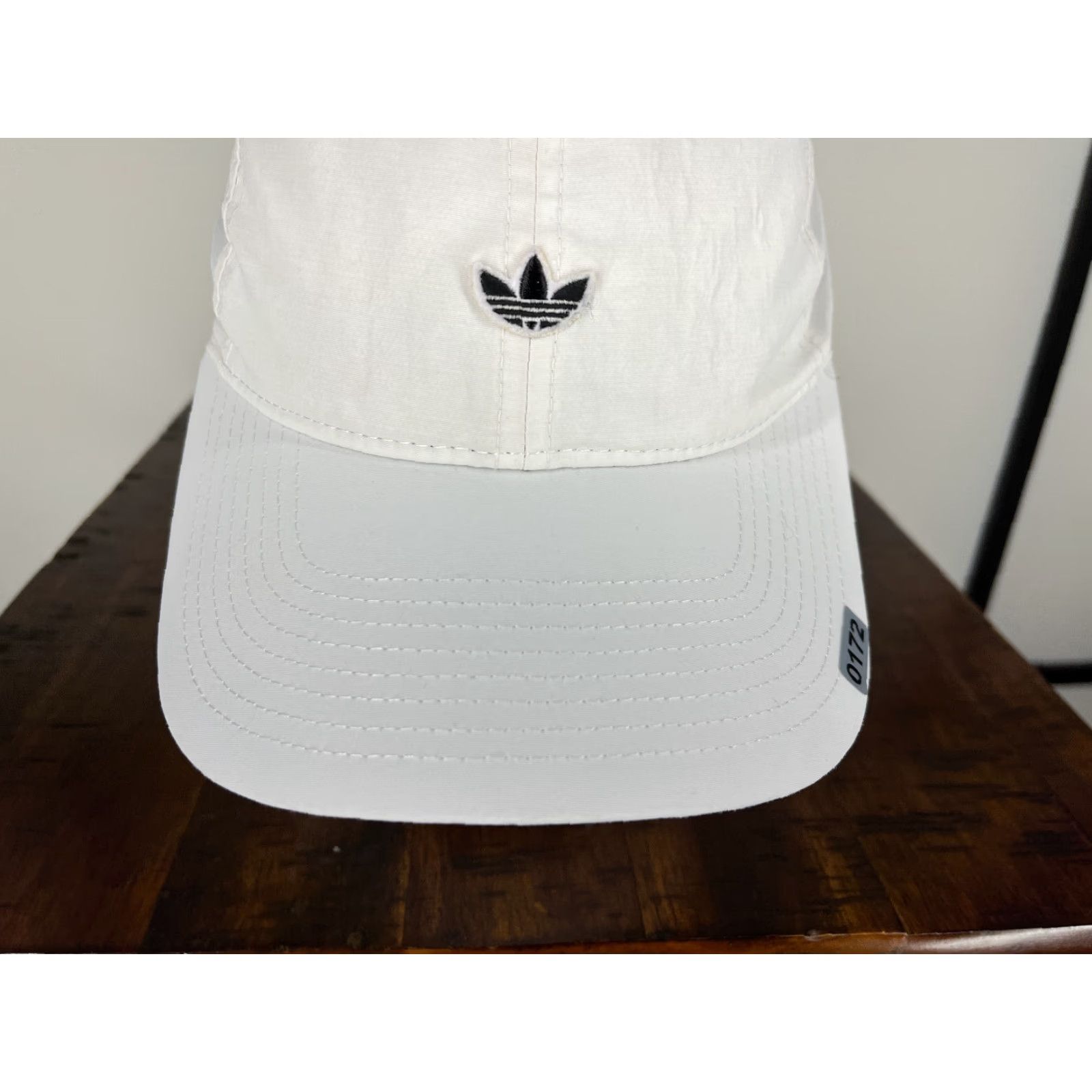 Adidas adidas Golf Hat Womens One Size White Logo Embroidered Adjustable 100% Nylon Sports Casual Size ONE SIZE - 3 Thumbnail