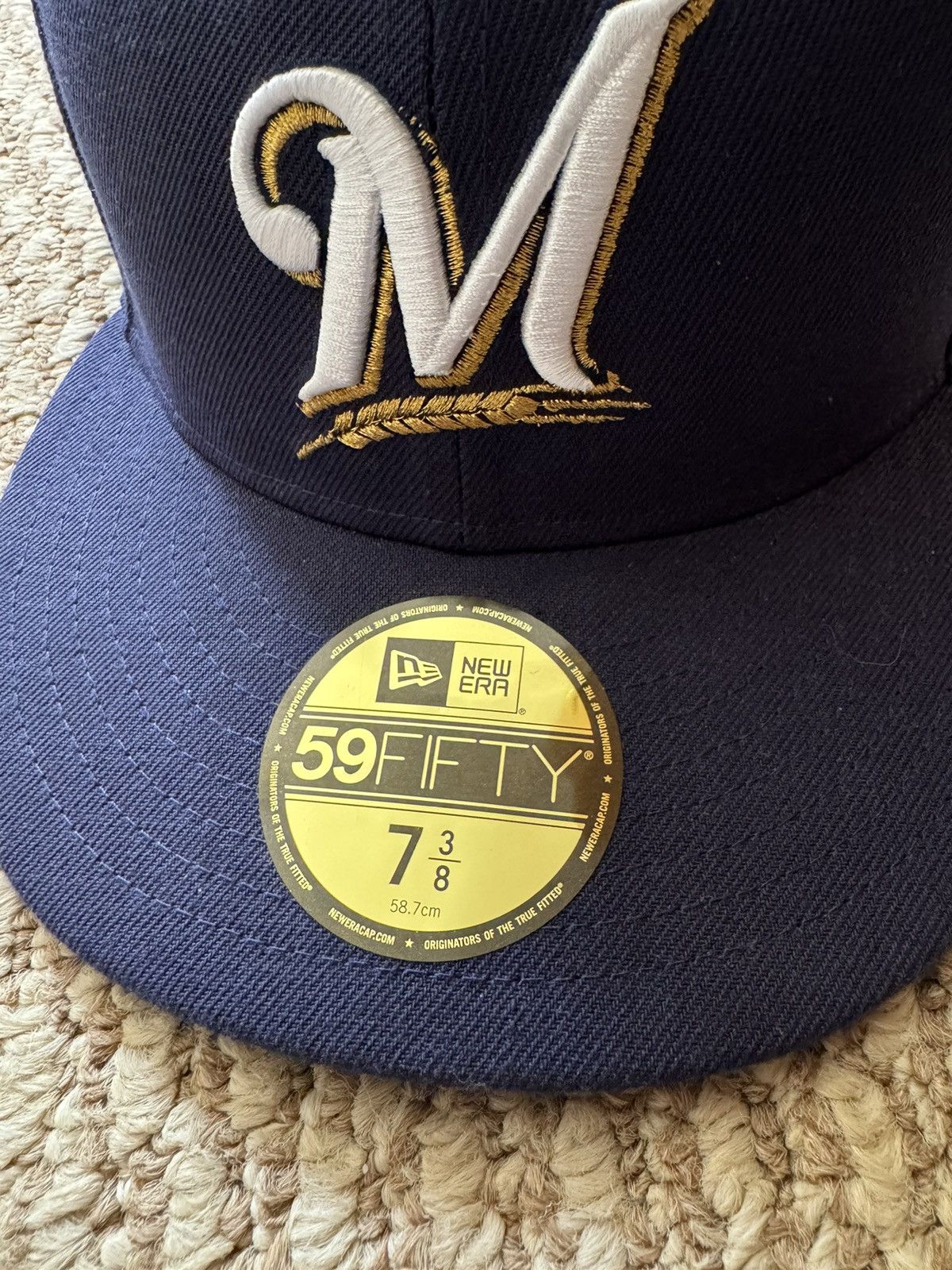 image of Hat Club x New Era Milwaukee Brewers in Navy, Men's