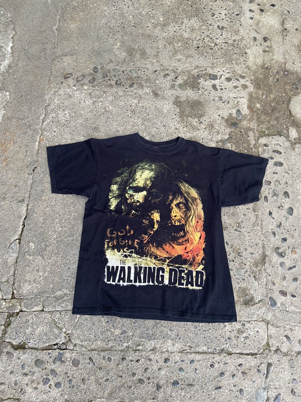 Vintage The walking dead all over print T shirt Size US L / EU 52-54 / 3 - 1 Thumbnail