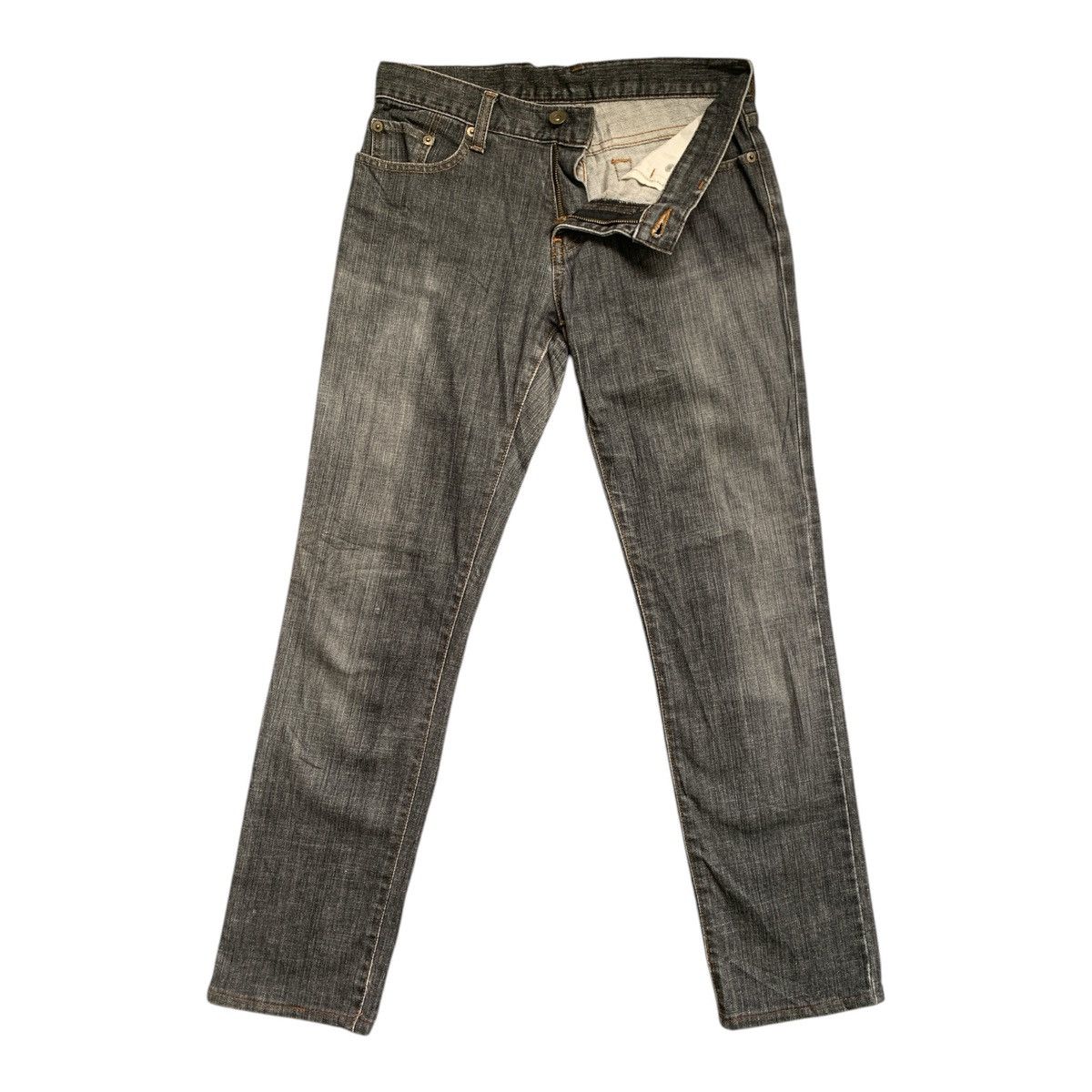 Japanese Brand × Uniqlo Rare Design Vintage Uniqlo Jeans Size 29" - 3 Thumbnail