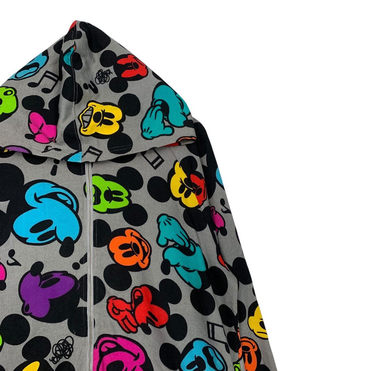 Disney Disney Resort Mickey Minnie Overprint Zipper Hoodie Size US L / EU 52-54 / 3 - 5 Thumbnail