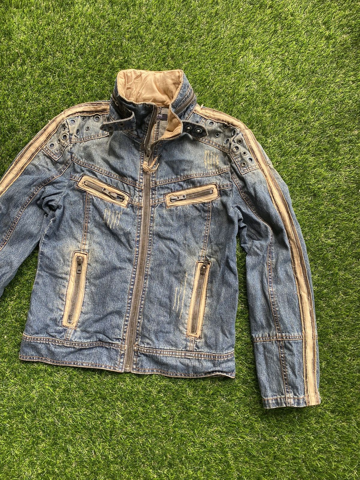 In The Attic 🔥 Distressed 🔥 Vintage In The Attic Jacket - Punk Design Size M / US 6-8 / IT 42-44 - 4 Thumbnail