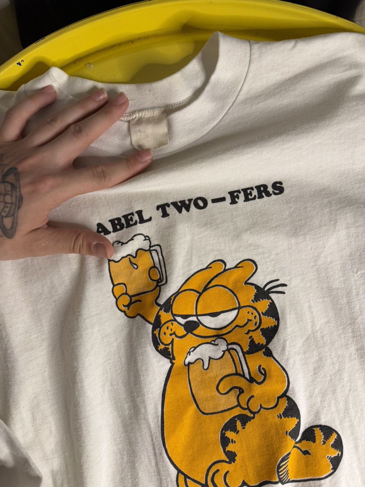 Vintage 1980s Garfield long sleeve t-shirt Size US S / EU 44-46 / 1 - 2 Thumbnail