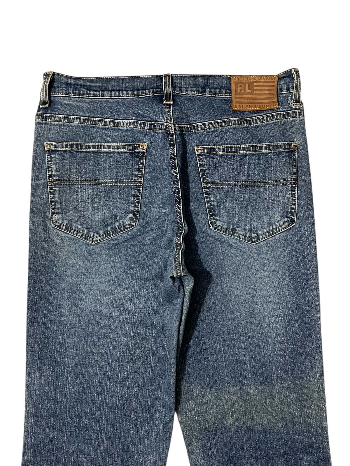 Polo Ralph Lauren FLARED💥 Polo Ralph Lauren Low Rise Flare Jeans Denim Size US 30 / EU 46 - 13 Thumbnail