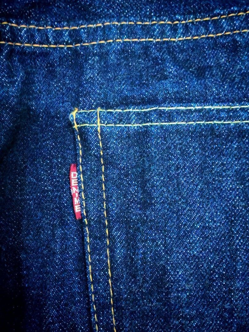 Denime Denime Japan Selvedge Jeans Lot 831 Raw Indigo Size US 28 / EU 44 - 8 Thumbnail