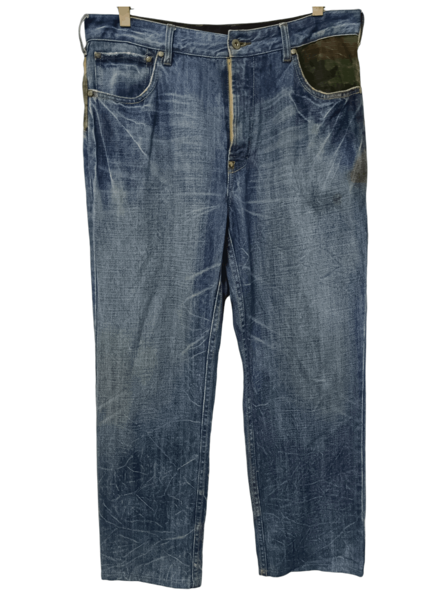 Fiberops × Japanese Brand Vintage Fiberops Tactical Flared Jeans Size US 34 / EU 50 - 9 Thumbnail
